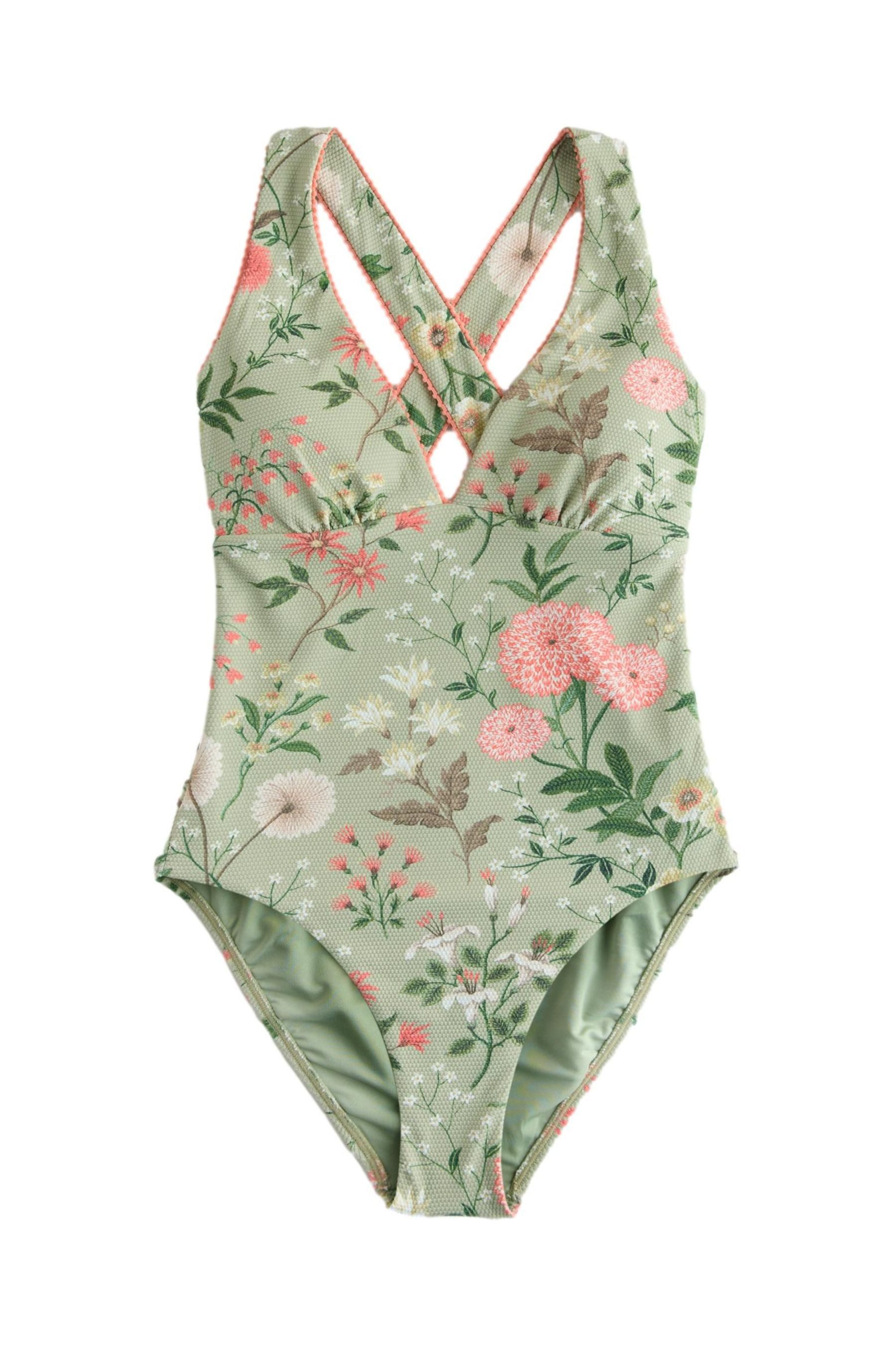 LAURA ASHLEY Badeanzug Laura Ashley bauchformender Badeanzug (1-St)