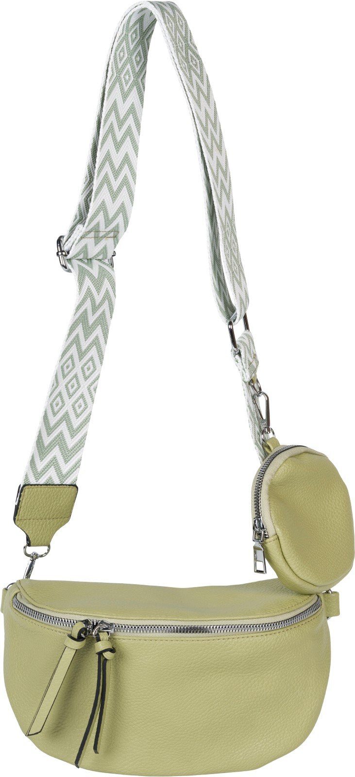 styleBREAKER Umhängetasche 2-Teiliges Set Halbmond Crossbody Bag (1-tlg)