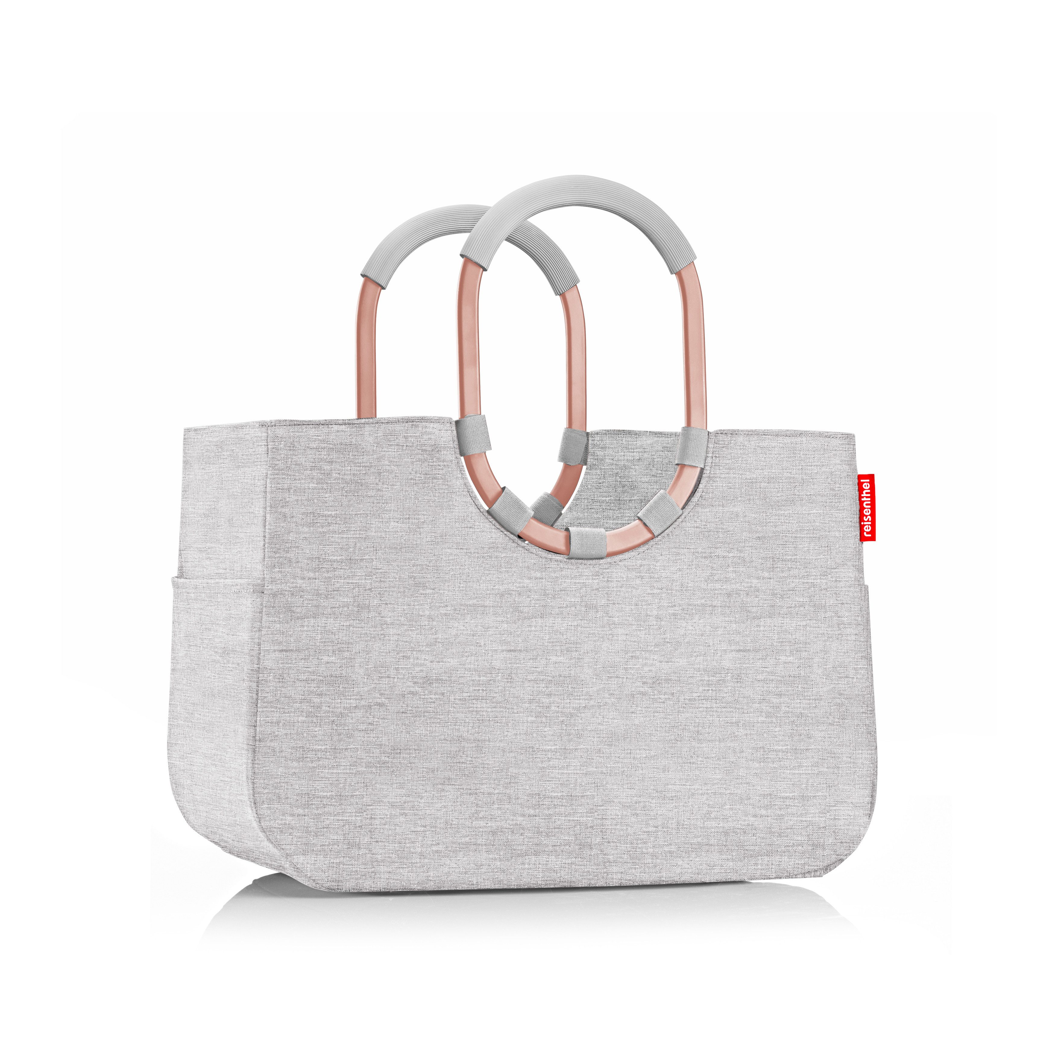 REISENTHEL® Shopper loopshopper L (1-tlg), gepolsterte Griffe, Standfüße, Reißverschlusstasche, Stecktaschen
