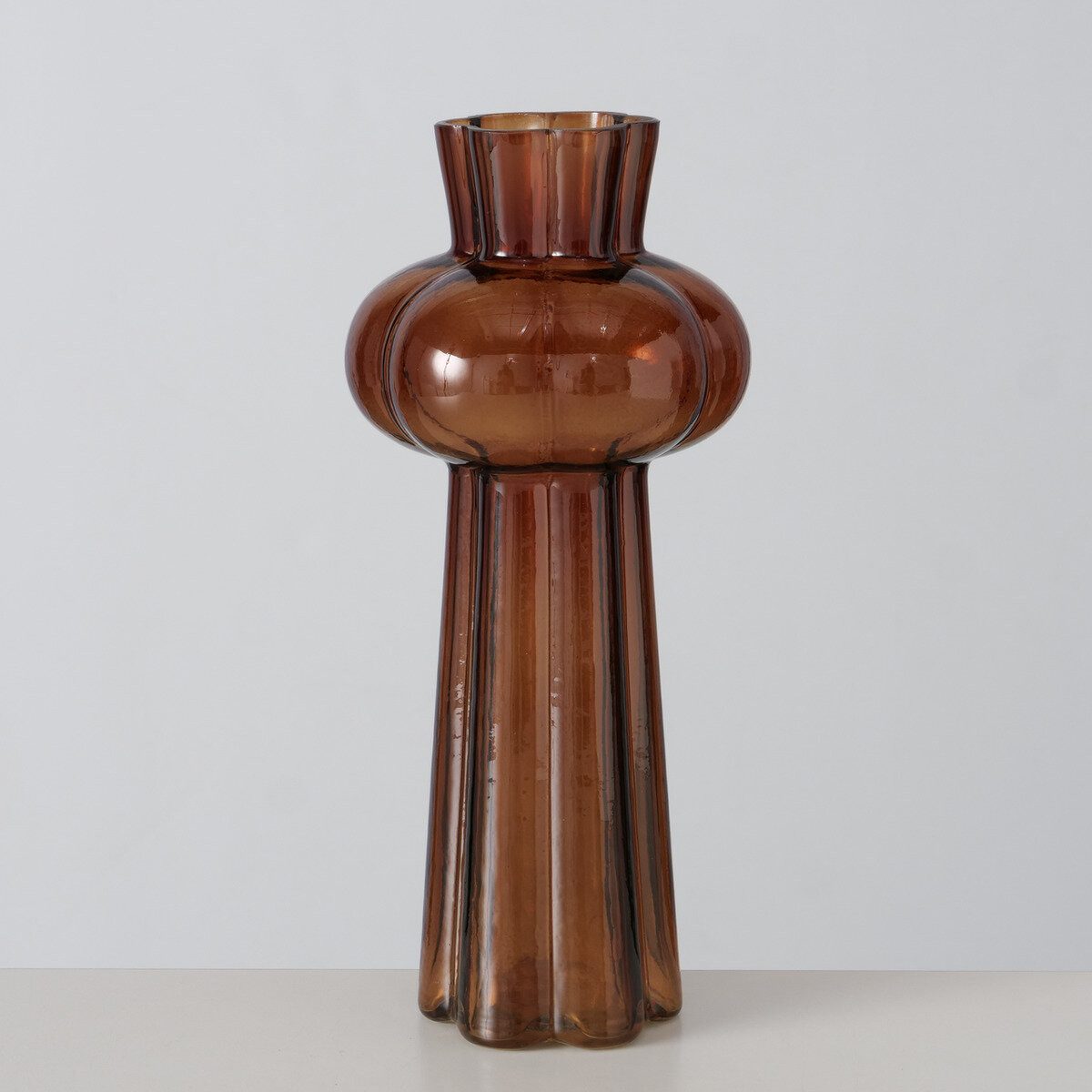 BOLTZE GRUPPE GmbH Dekovase Vase aus Glas MAHONI, 25 cm (einzeln)