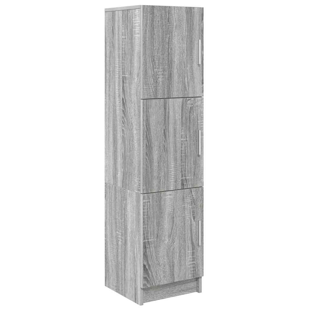 vidaXL Highboard Highboard Grau Sonoma 31,5 x 32 x 124 cm Holzwerkstoff (1 günstig online kaufen