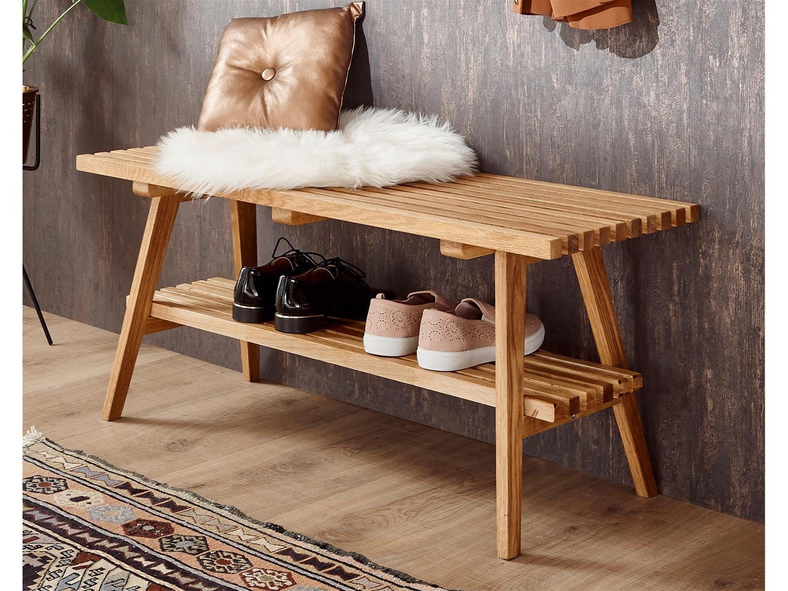möbelando Sitzbank Albany, 100 x 45 x 35 cm (B/H/T)
