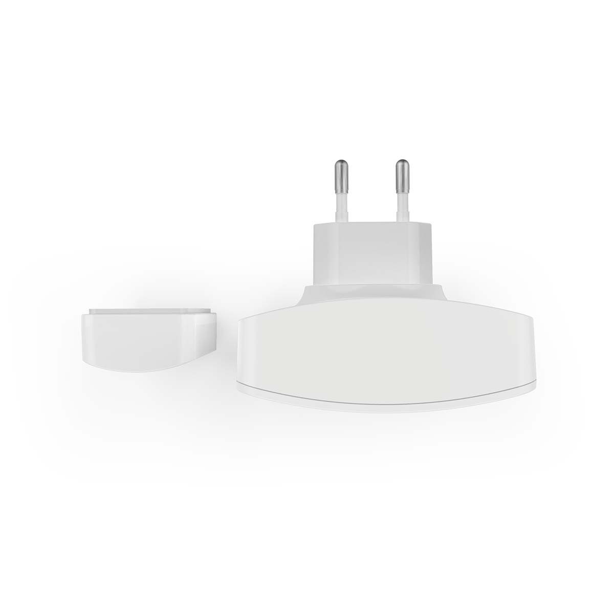 Nedis Smart Home Türklingel WIFIDB11CWT (1-tlg., Wi-Fi, 60 Melodien, anpassbare Alarme für Ihr Zuhause und Sicherheit)