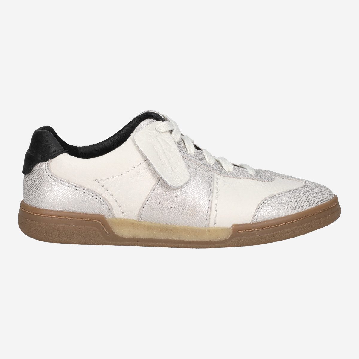 Clarks Clarks CraftMatch Lo 26170391 4, Sneaker, Cremeweiß, Silber, Damen S günstig online kaufen