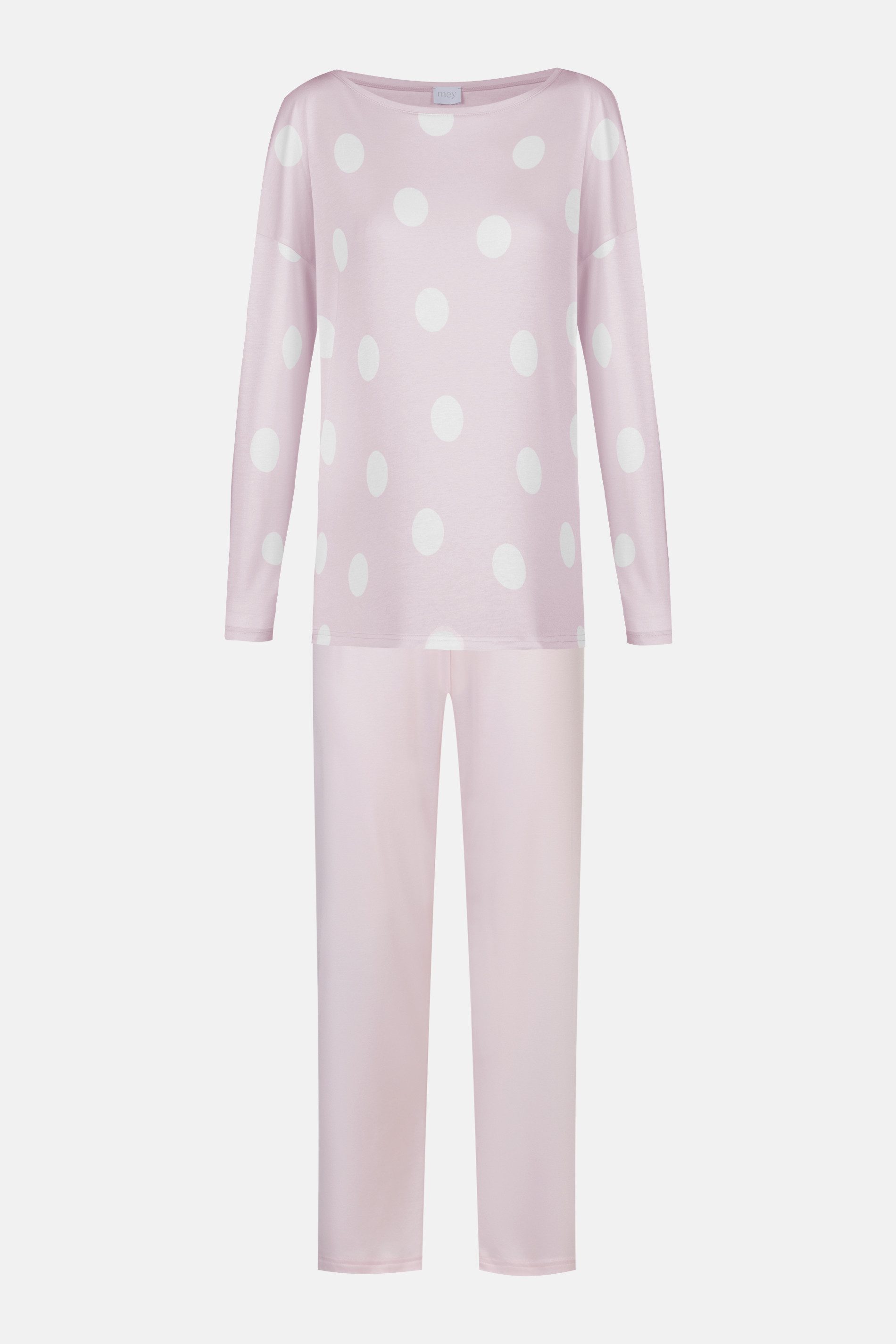 Mey Schlafanzug Mey female Anzug lang Serie Pretty Dots Gepunktet (2 tlg) Baumwoll-Modal-Mix, Jersey Qualität, Punkte-Print