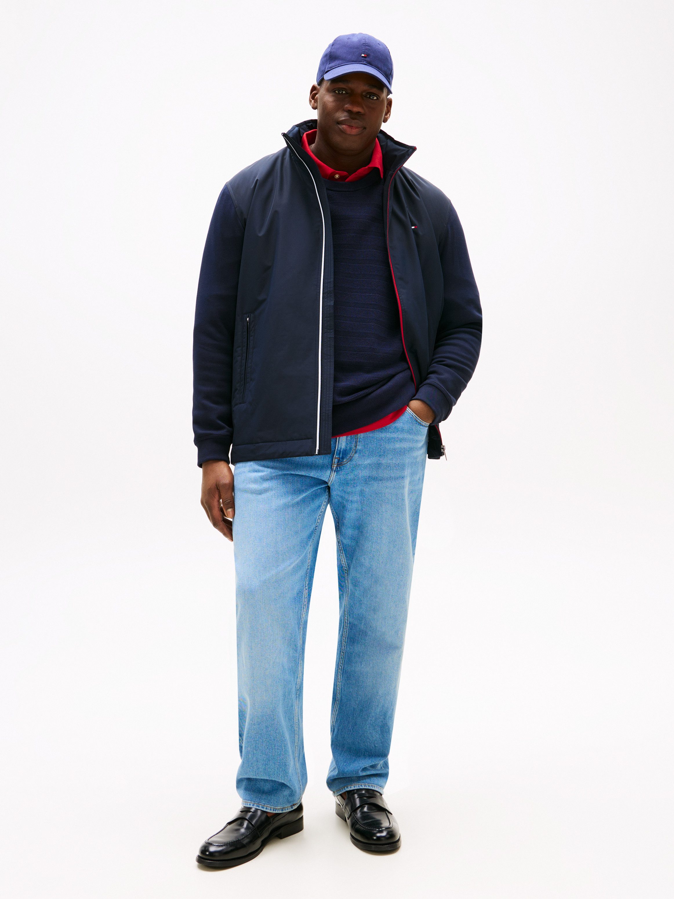 Tommy Hilfiger Big & Tall Outdoorjacke BT-MIX MEDIA HARRINGTON-B Kapuzenjac günstig online kaufen