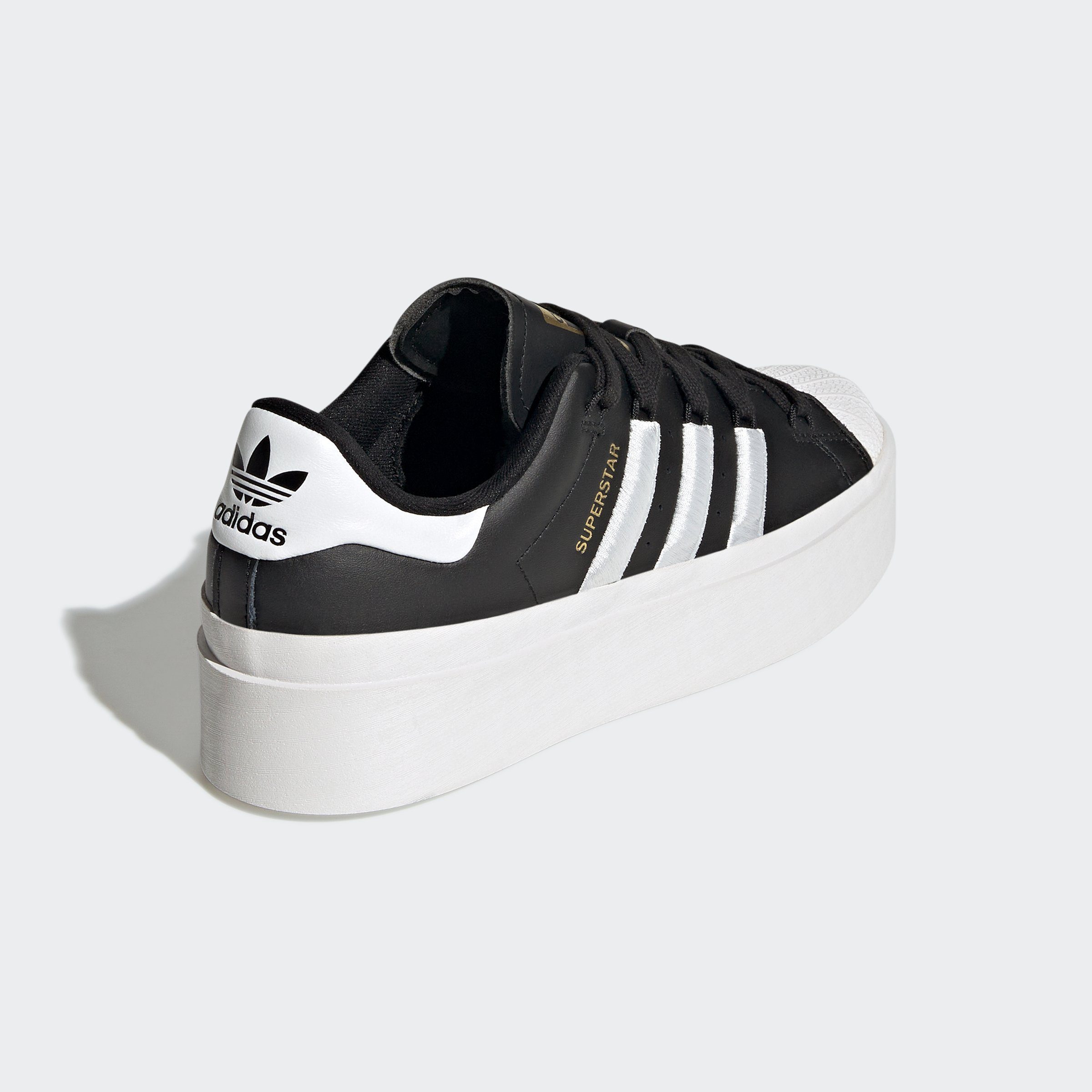 adidas Originals SUPERSTAR BONEGA Black Gold / Core White Metallic Sneaker / Cloud