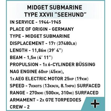 COBI Konstruktionsspielsteine U-Boot XXVII Seehund