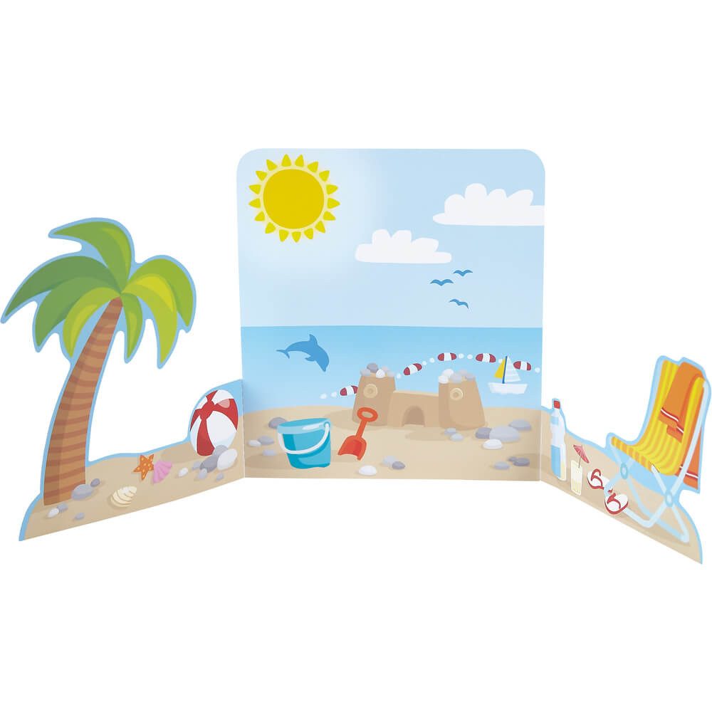 Haba Biegepuppe HABA Little Friends - Biegepuppe Colin mit Surfbrett