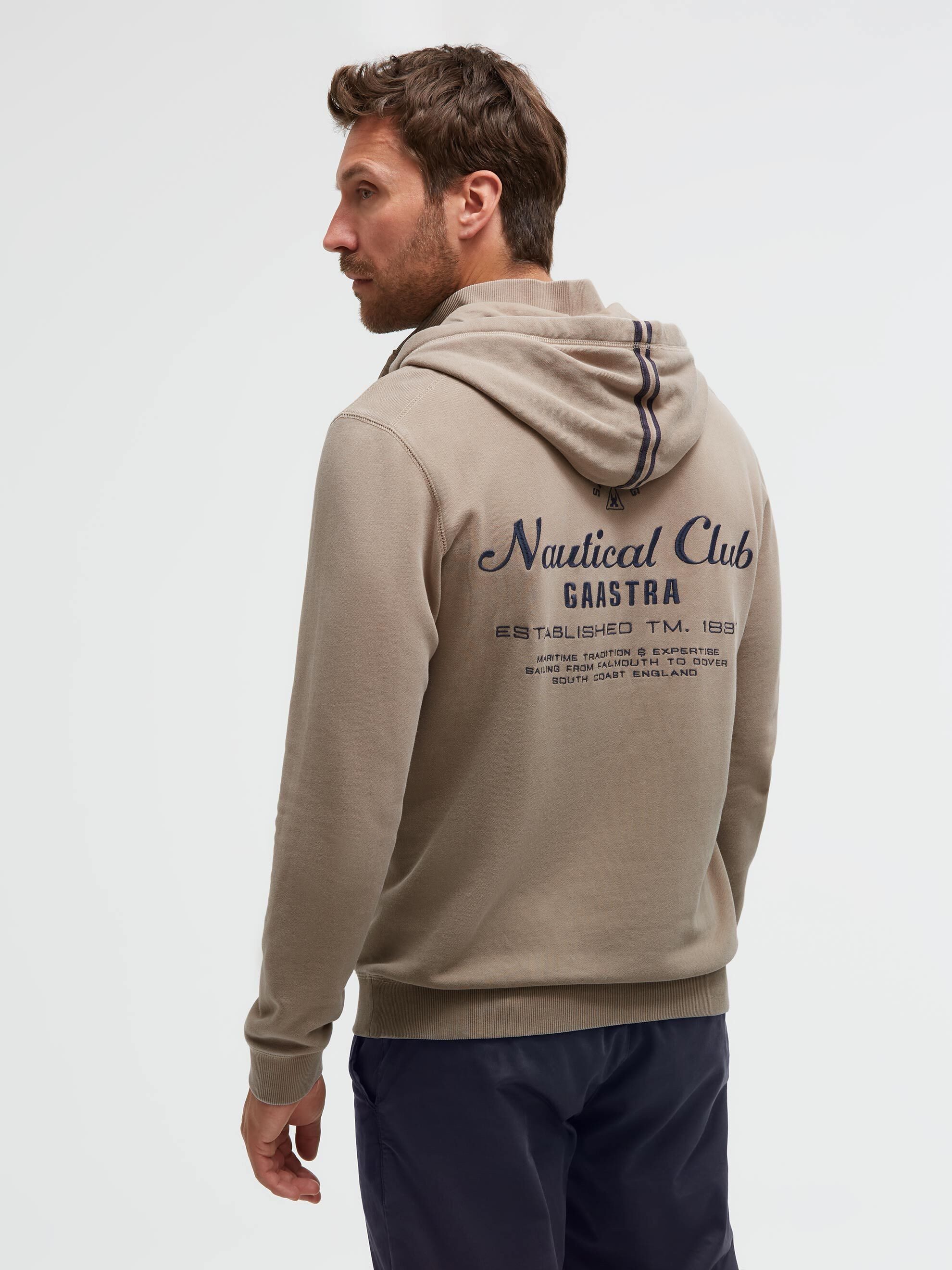 Gaastra Kapuzensweatshirt mit Stehkragen – Bild 5 von 5