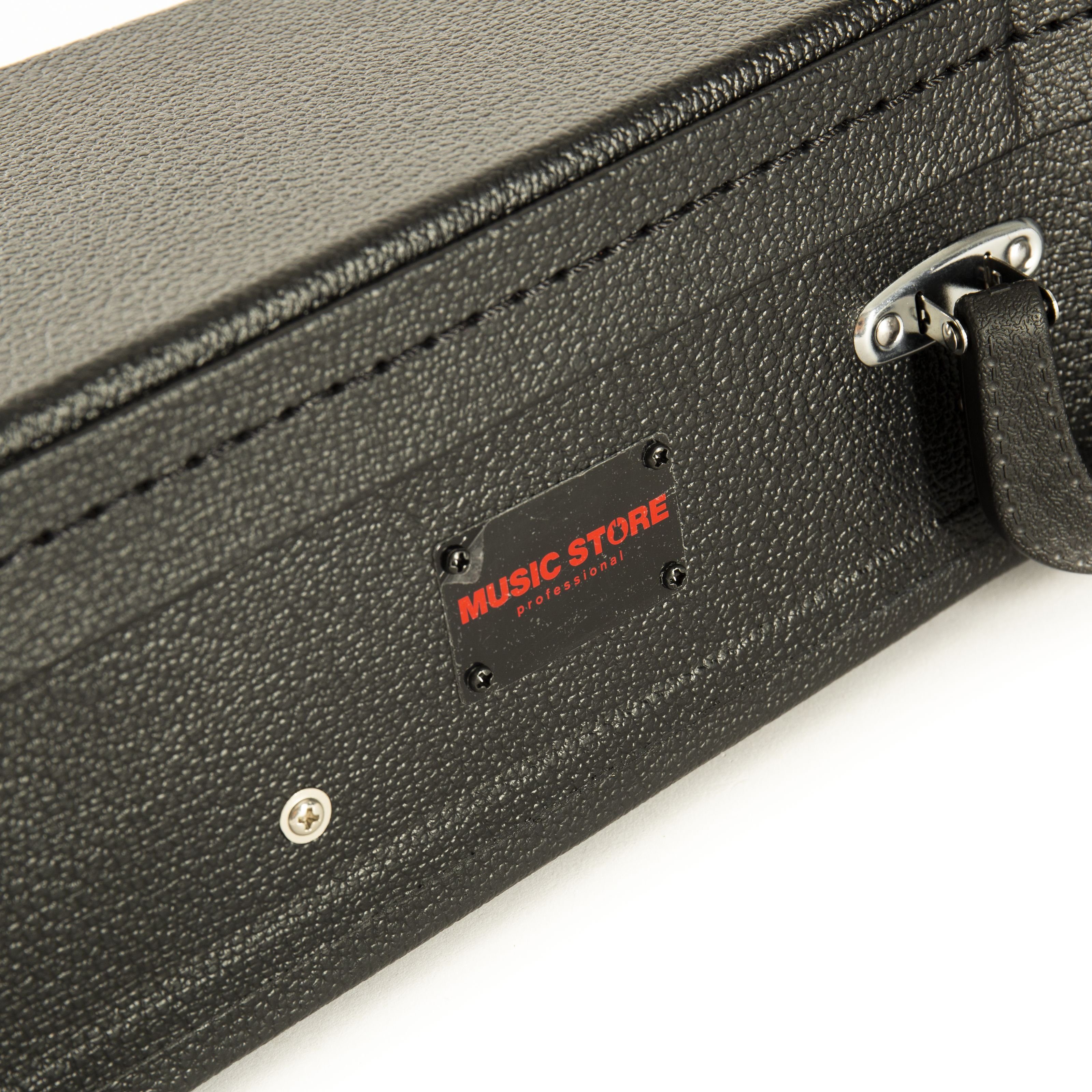 MUSIC STORE Ukulelen-Koffer, Eco Case, Tenor Ukulele Case, Schwarzer Tolex-Bezug