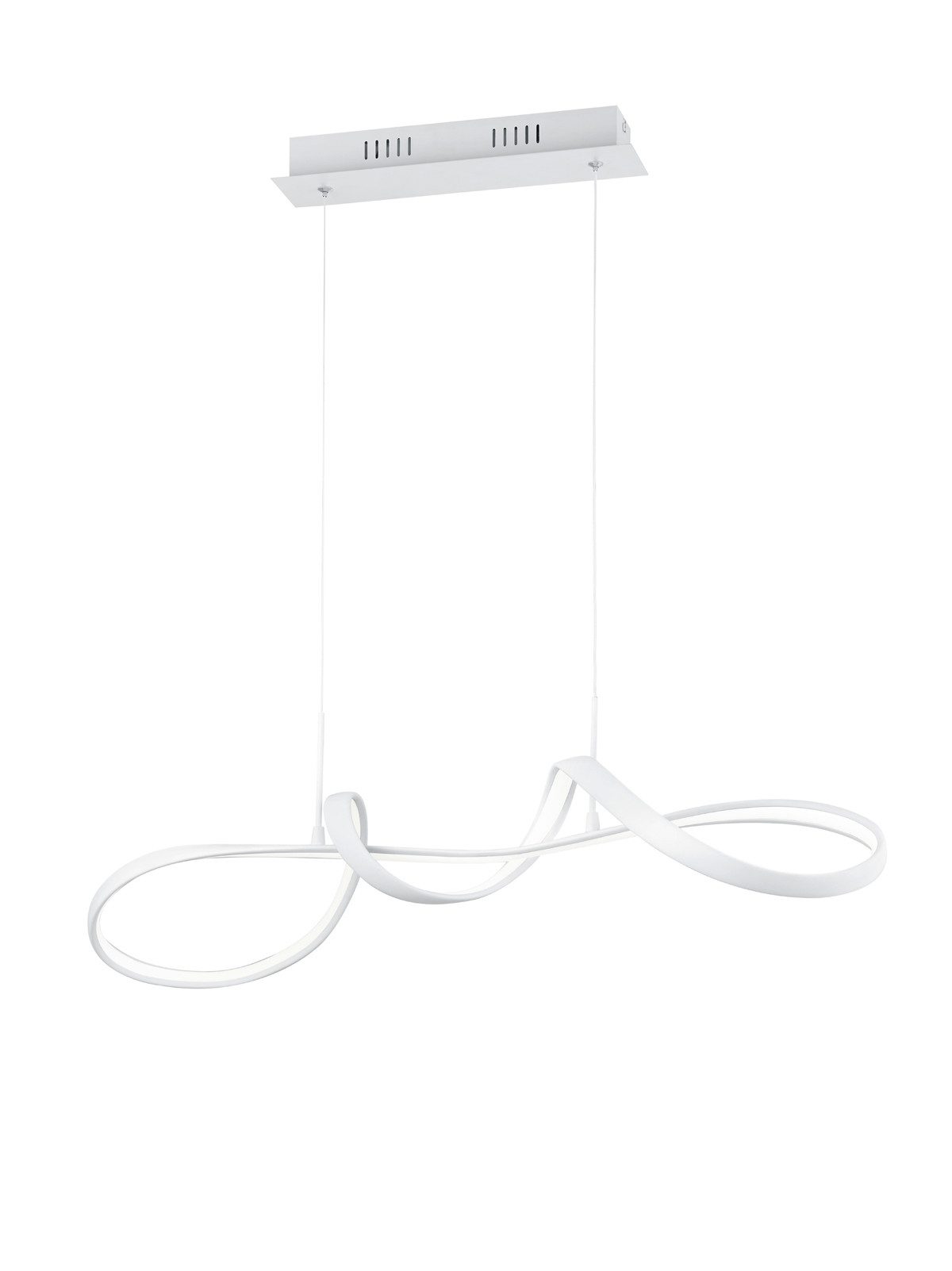 lightling LED Pendelleuchte Peggy, LED fest integriert, neutralweiß, moderne Pendellampe mit Elementen aus verchromten Metall