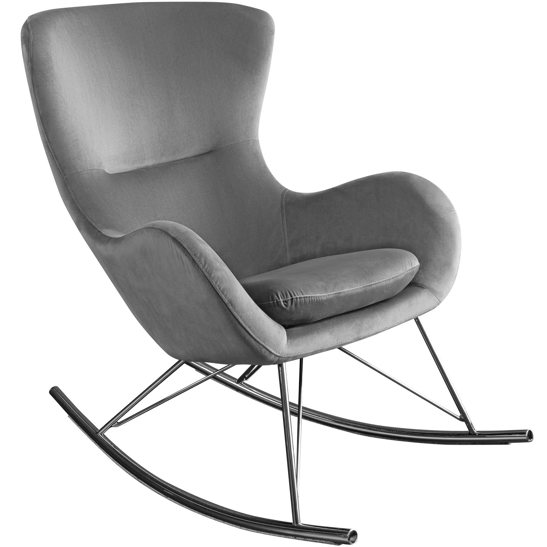 riess-ambiente Schaukelstuhl SCANDINAVIA SWING grau / günstig online kaufen