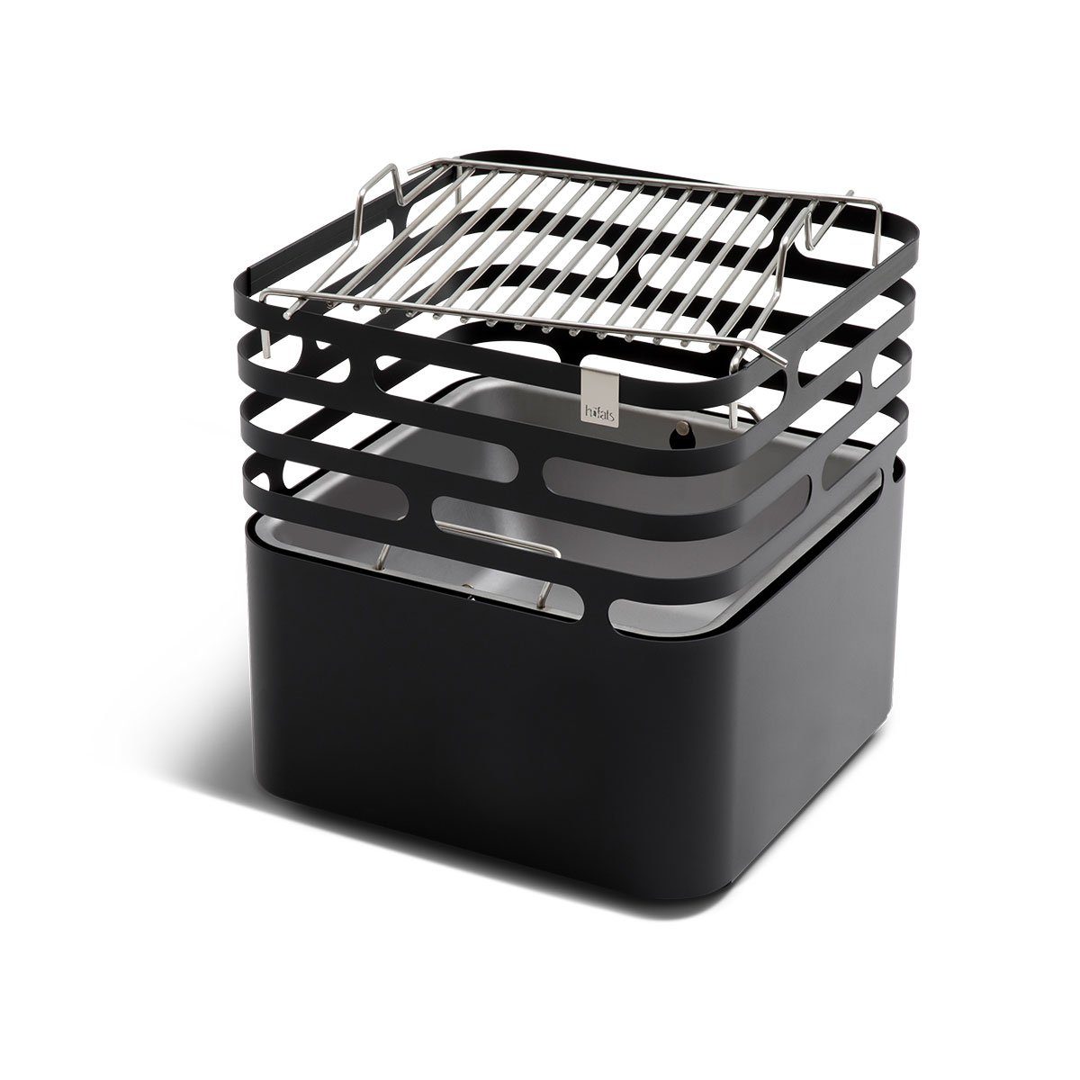 höfats Grillrost CUBE (Zubehör für CUBE Feuerkorb, höhen- und somit hitzeregulierbar)