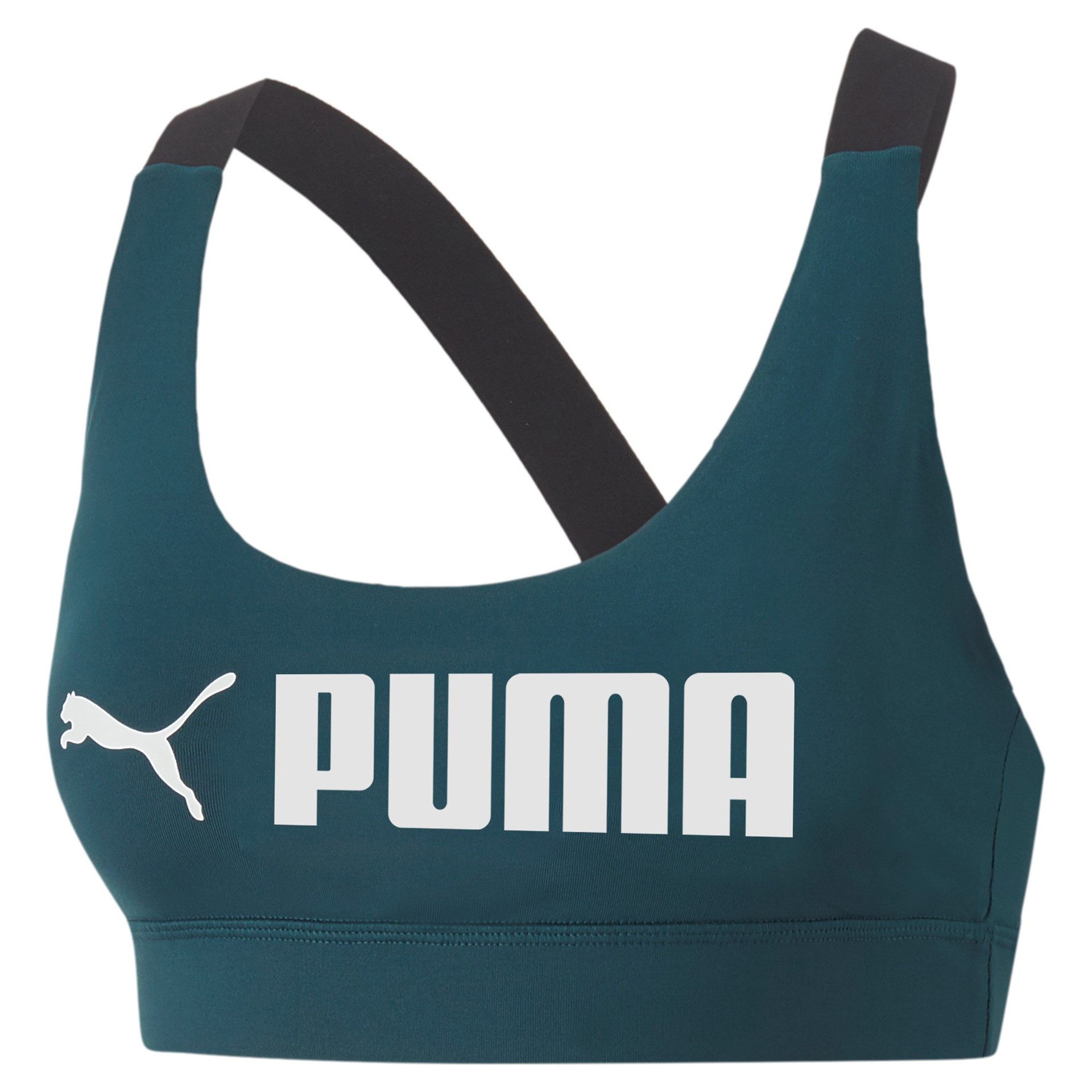 PUMA Sport-BH Puma Damen Sport BH Mid Impact Puma Fit Bra 522192 günstig online kaufen
