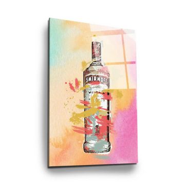Art100 Leinwandbild VIbrant Smirnoff Bottle Pop Art Leinwandbild Kunst