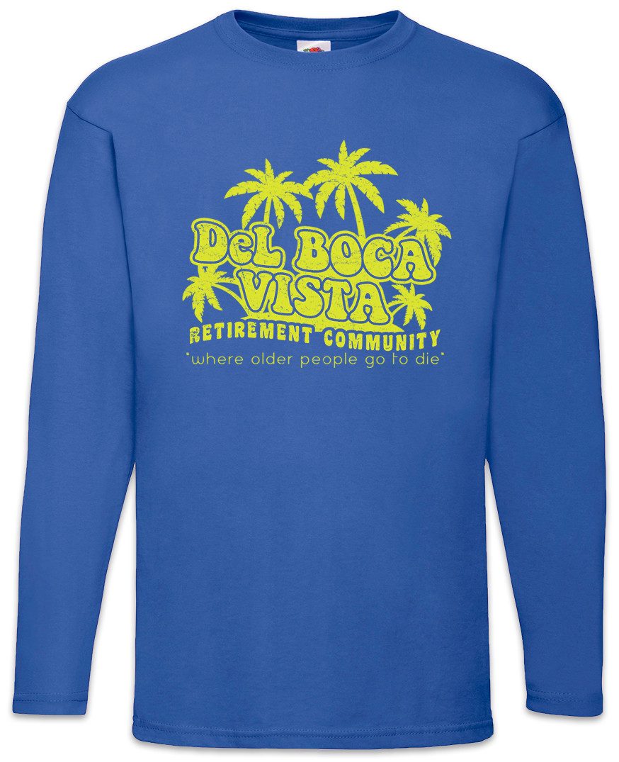 Langarmshirt Del Boca Vista Langarm T-Shirt Zeichen Sign Seinfeld office Logo