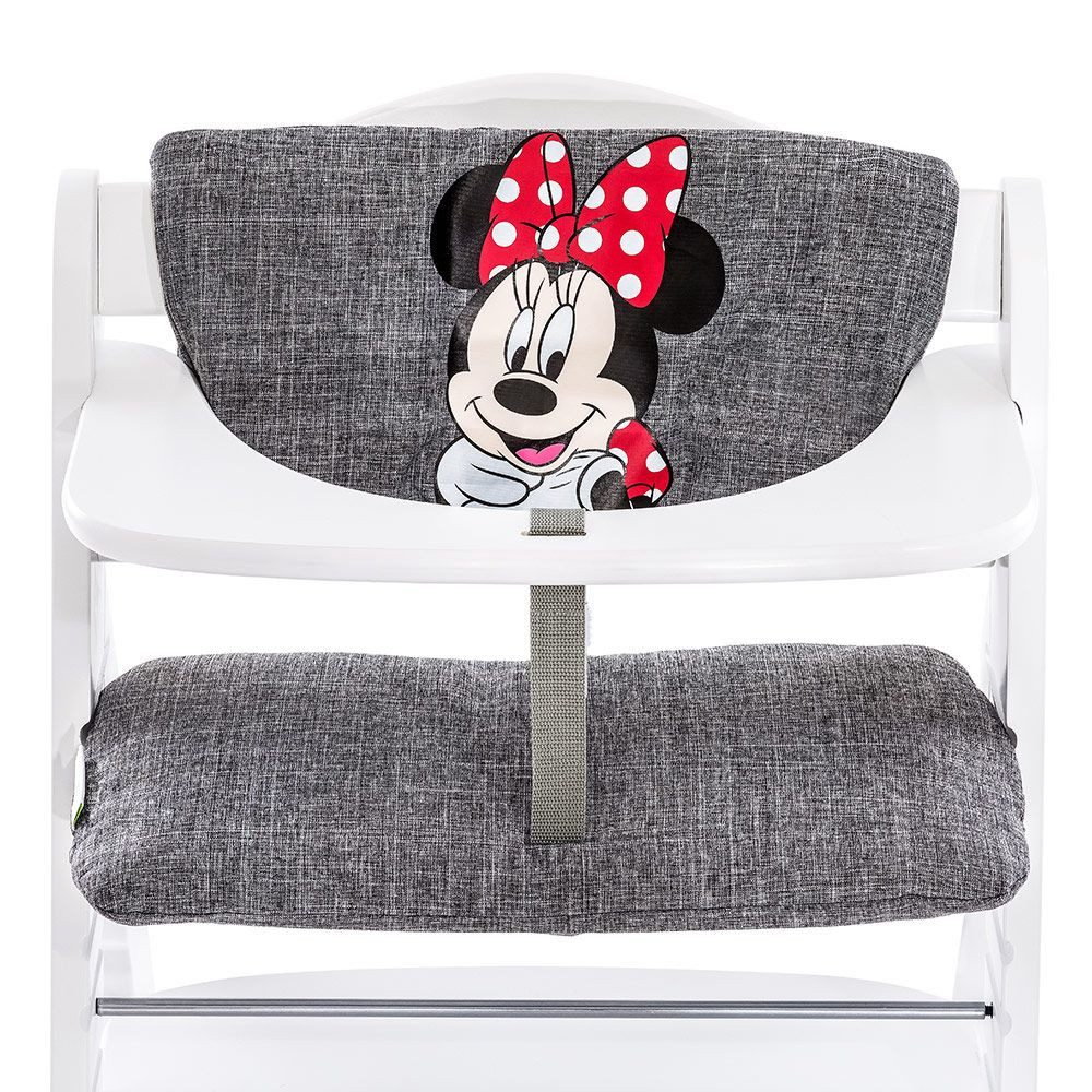 Hauck Hochstuhlauflage Disney Deluxe - Minnie Grey, Sitzpolster Sitzkissen günstig online kaufen