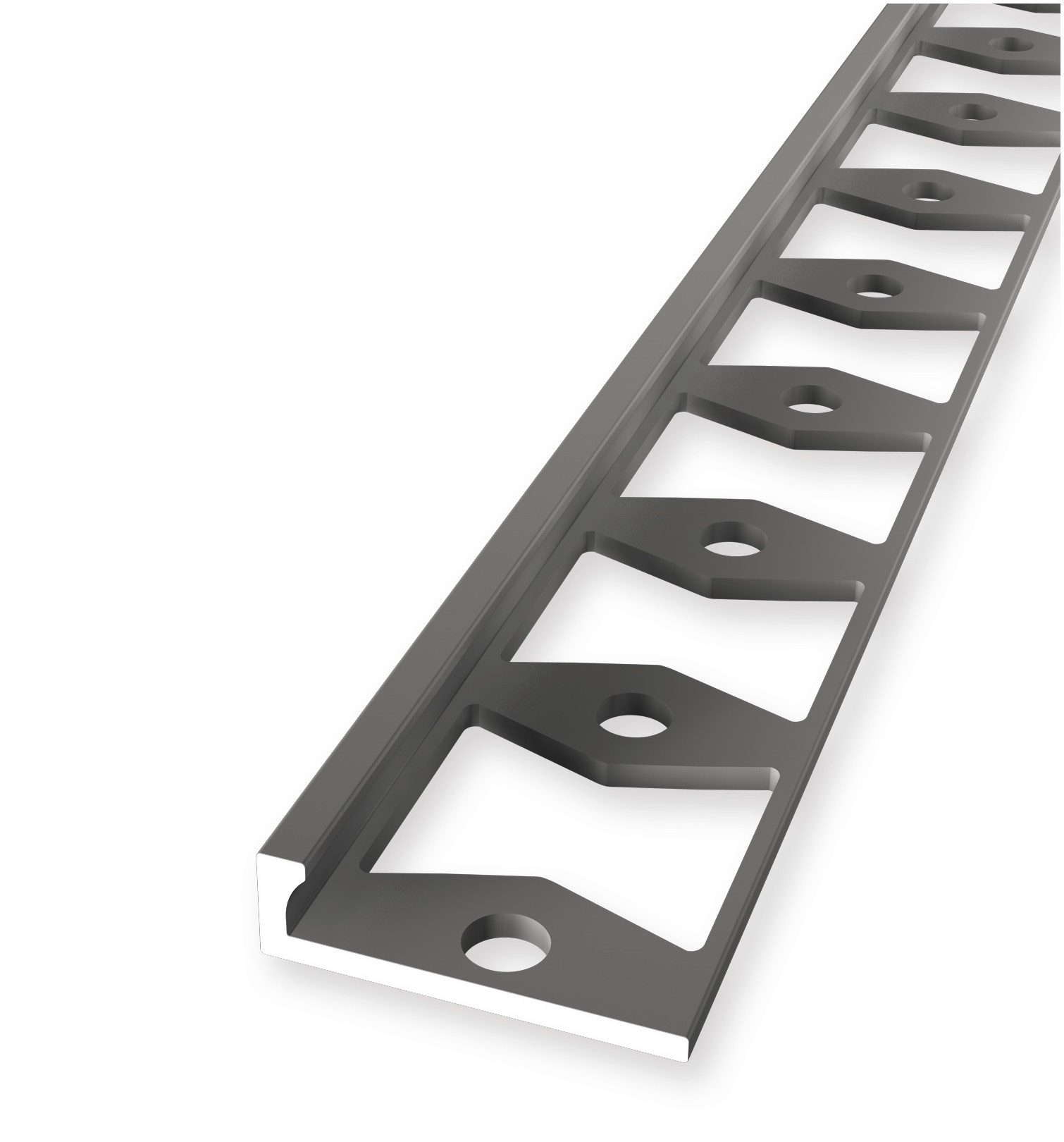 PROVISTON Abschlussprofil Aluminium, 21 x 2500 mm, Edelstahl, Einfass- & Выпускные профили