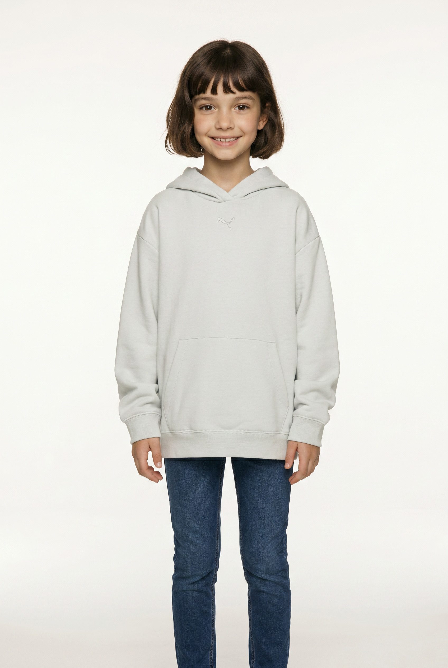Kapuzensweatshirt ESS CENTERED CAT LOGO RELAXED HOODIE FL G