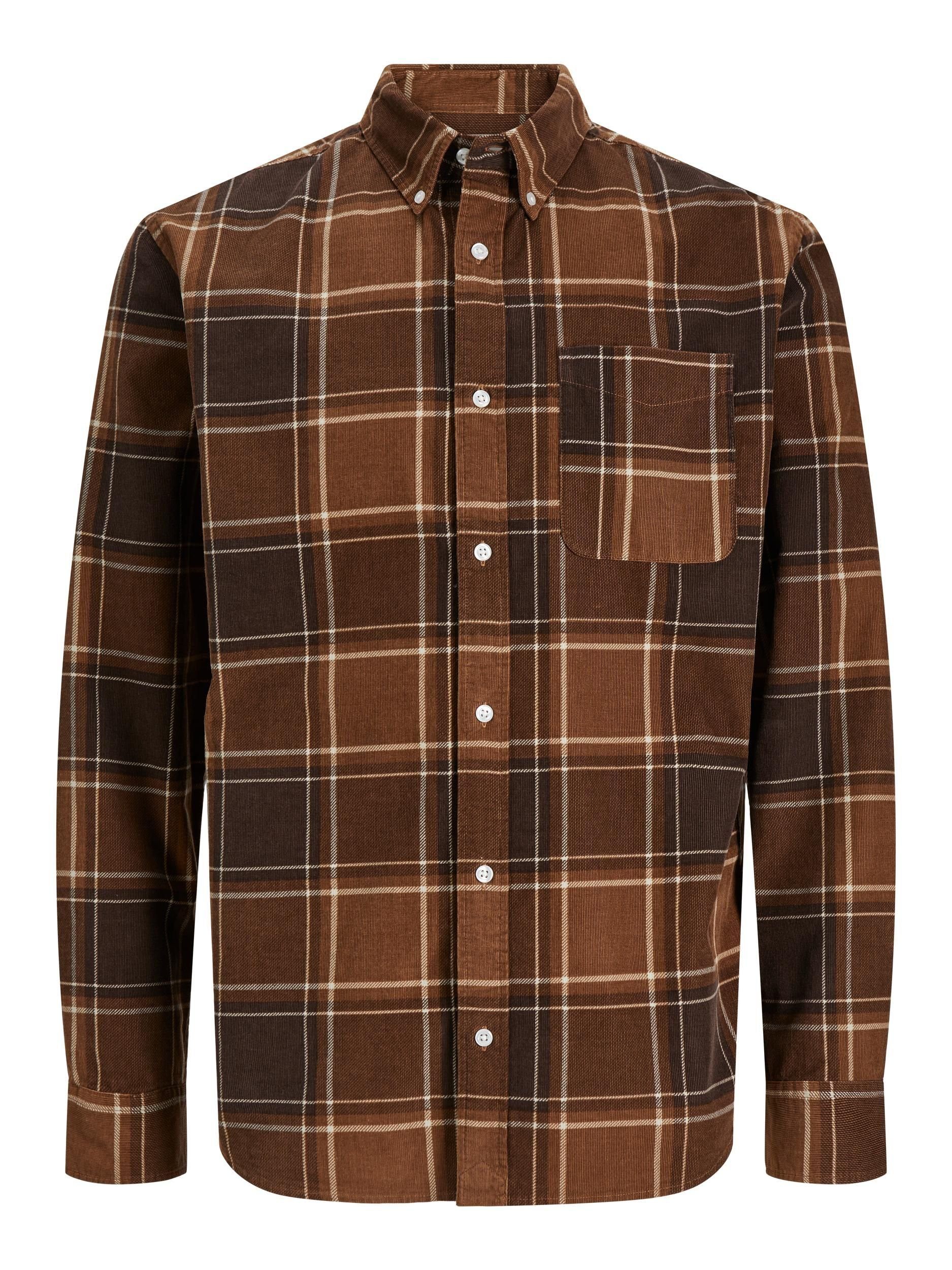 Jack & Jones Langarmhemd Toffee/COMFORT FIT