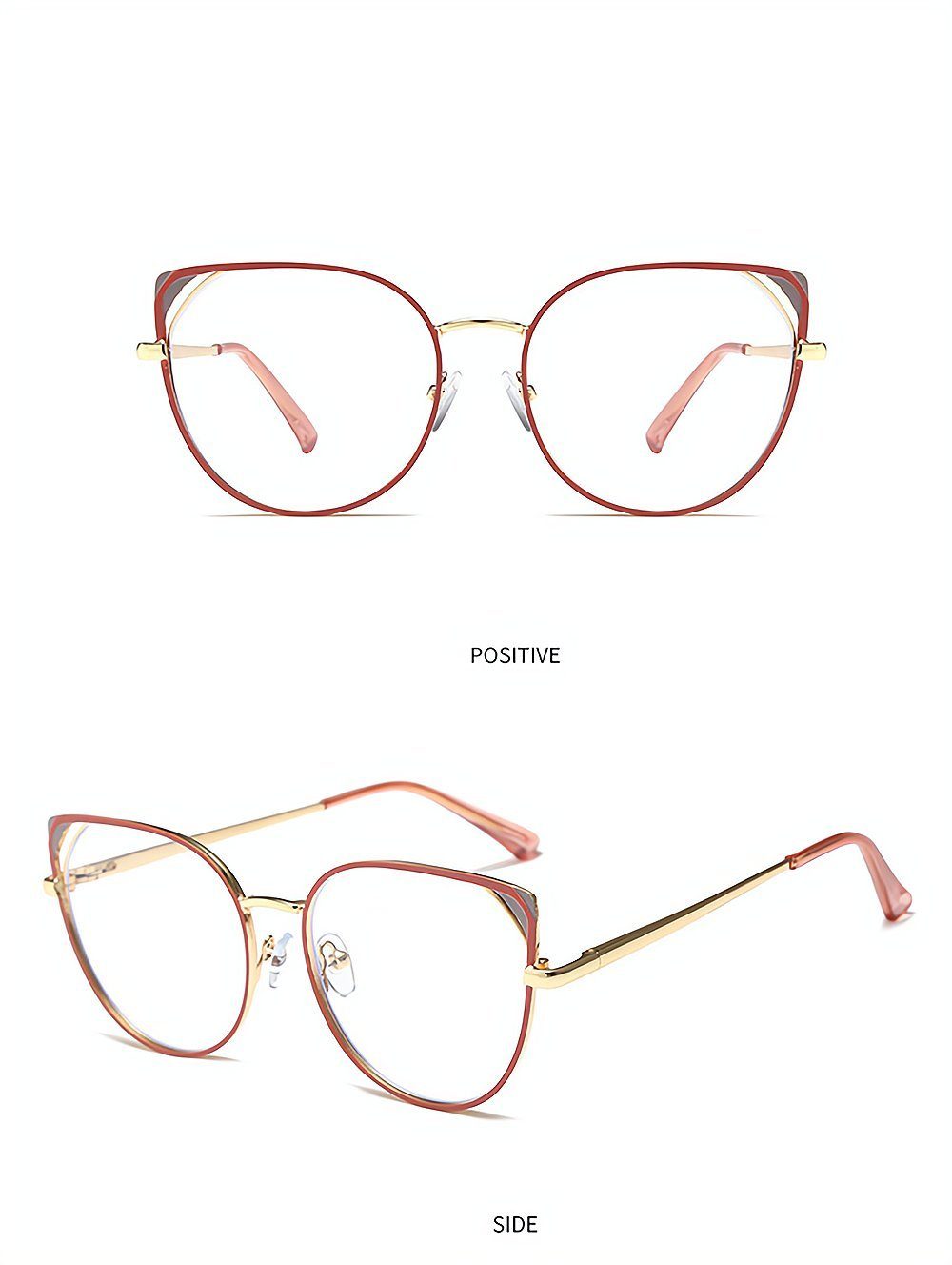lichtbeständige Brille rosa PACIEA Blaue Arbeitsbrille, Computerbrille