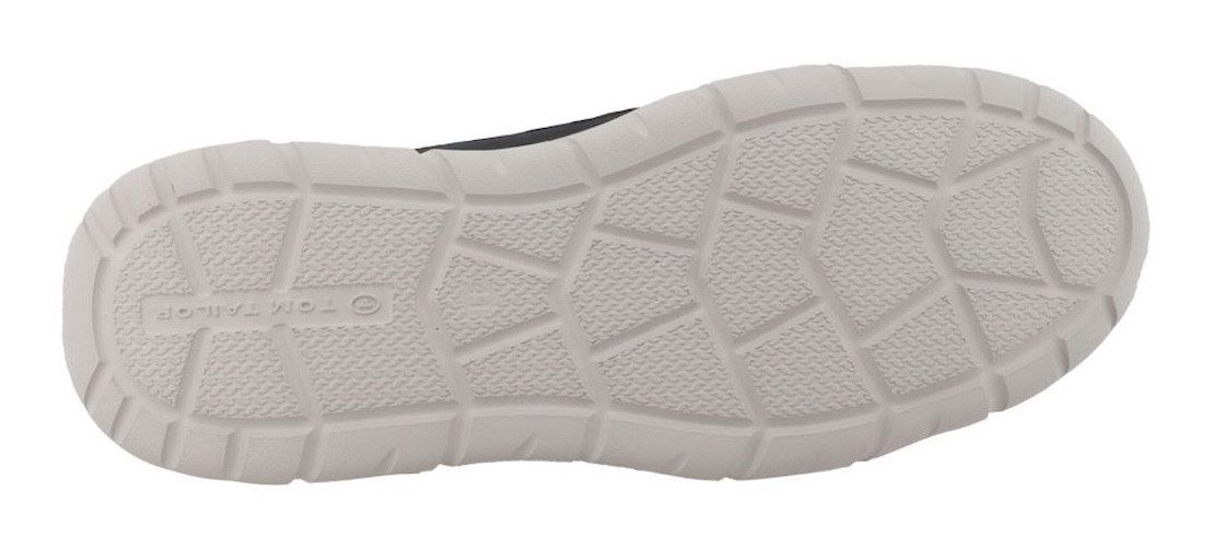 TOM TAILOR Valter Sneaker Freizeitschuh, Halbschuh, Schnürschuh mit Kontrastbesätzen