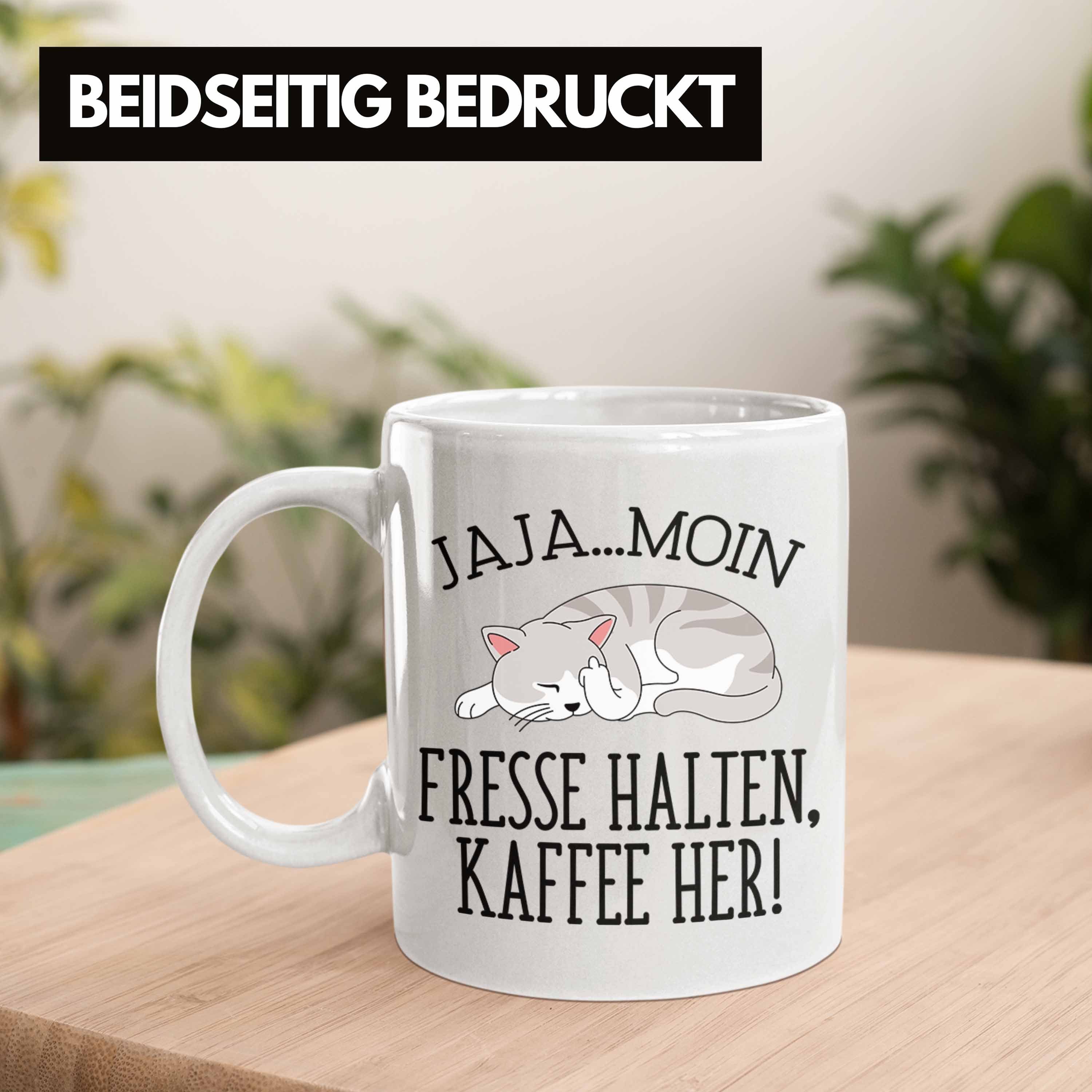 Jeden Trendation Her Moin Halten Kaffee Trendation Hasse Tasse Tasse - Weiss Ich Fr** Becher