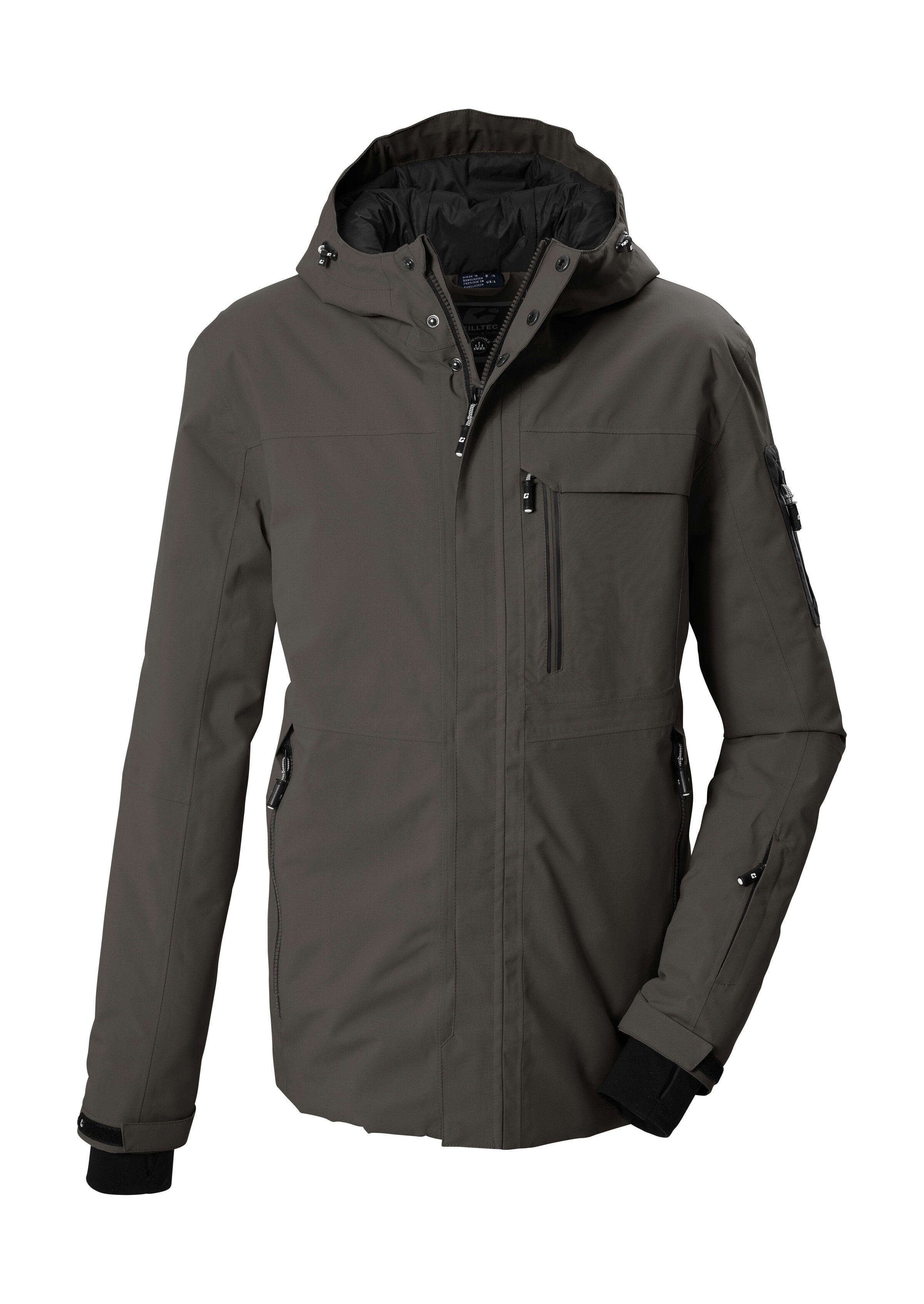 Killtec Skijacke KSW 78 MN SKI JCKT Atmungsaktive, wasserdichte Skijacke mit verstellbarer Kapuze