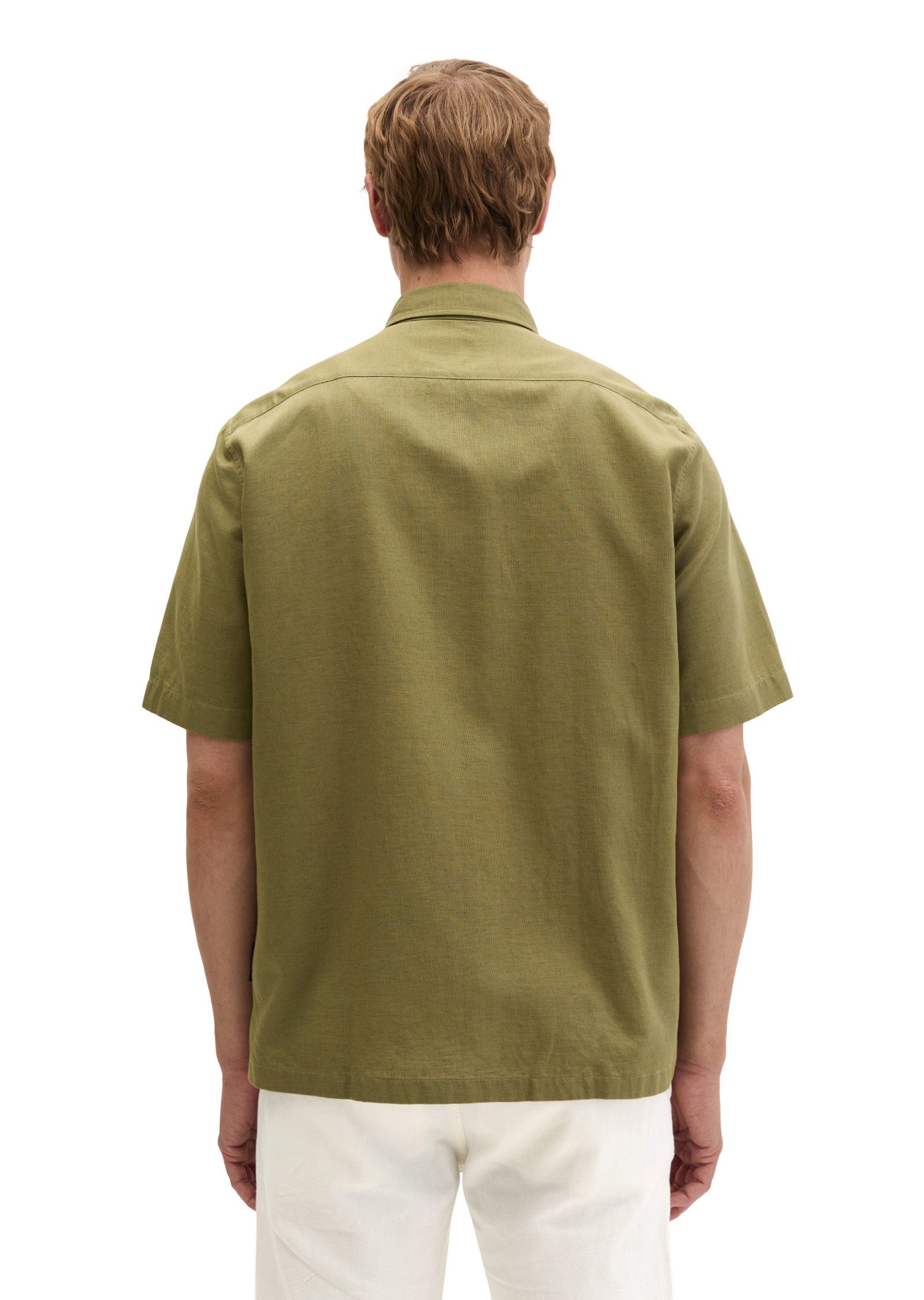 Marc O'Polo Kurzarmhemd aus weichem TENCEL™ Lyocell - Mix