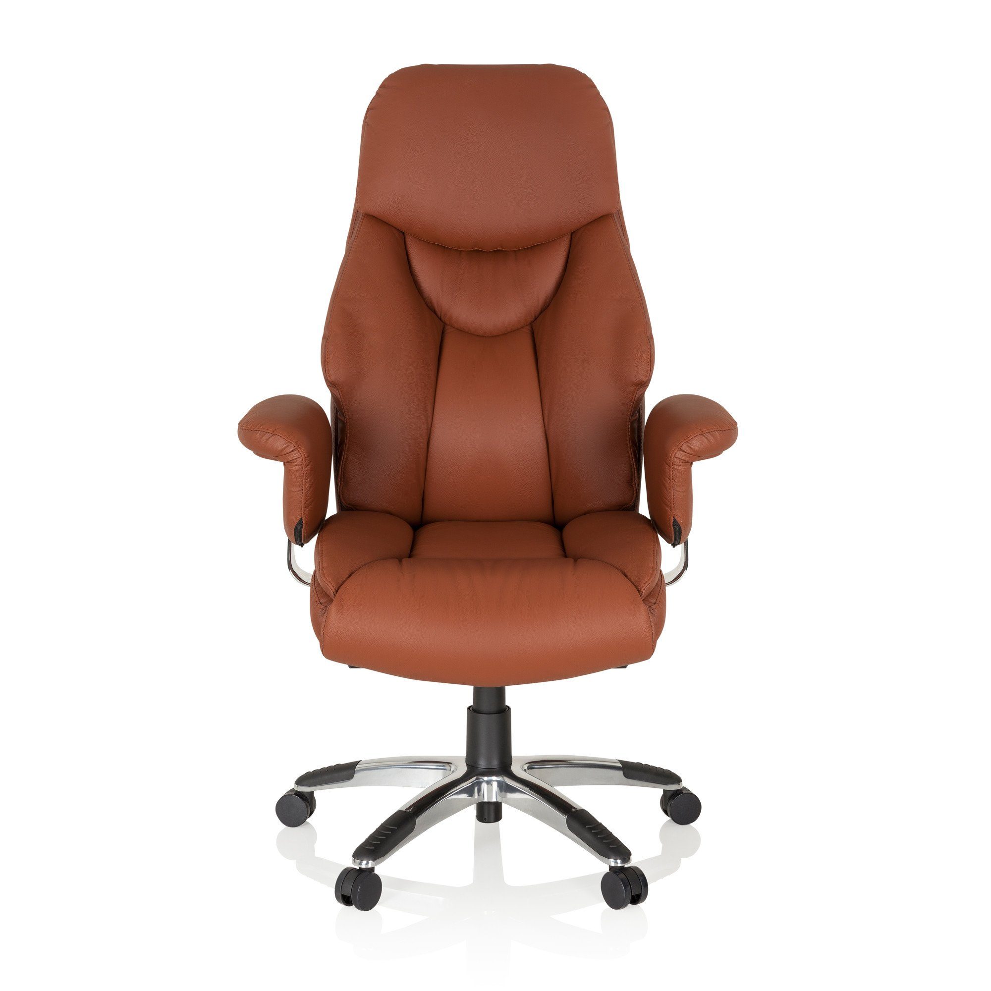 hjh OFFICE Drehstuhl Luxus Chefsessel PRADO Kunstleder mit Armlehnen (1 St), Bürostuhl ergonomisch