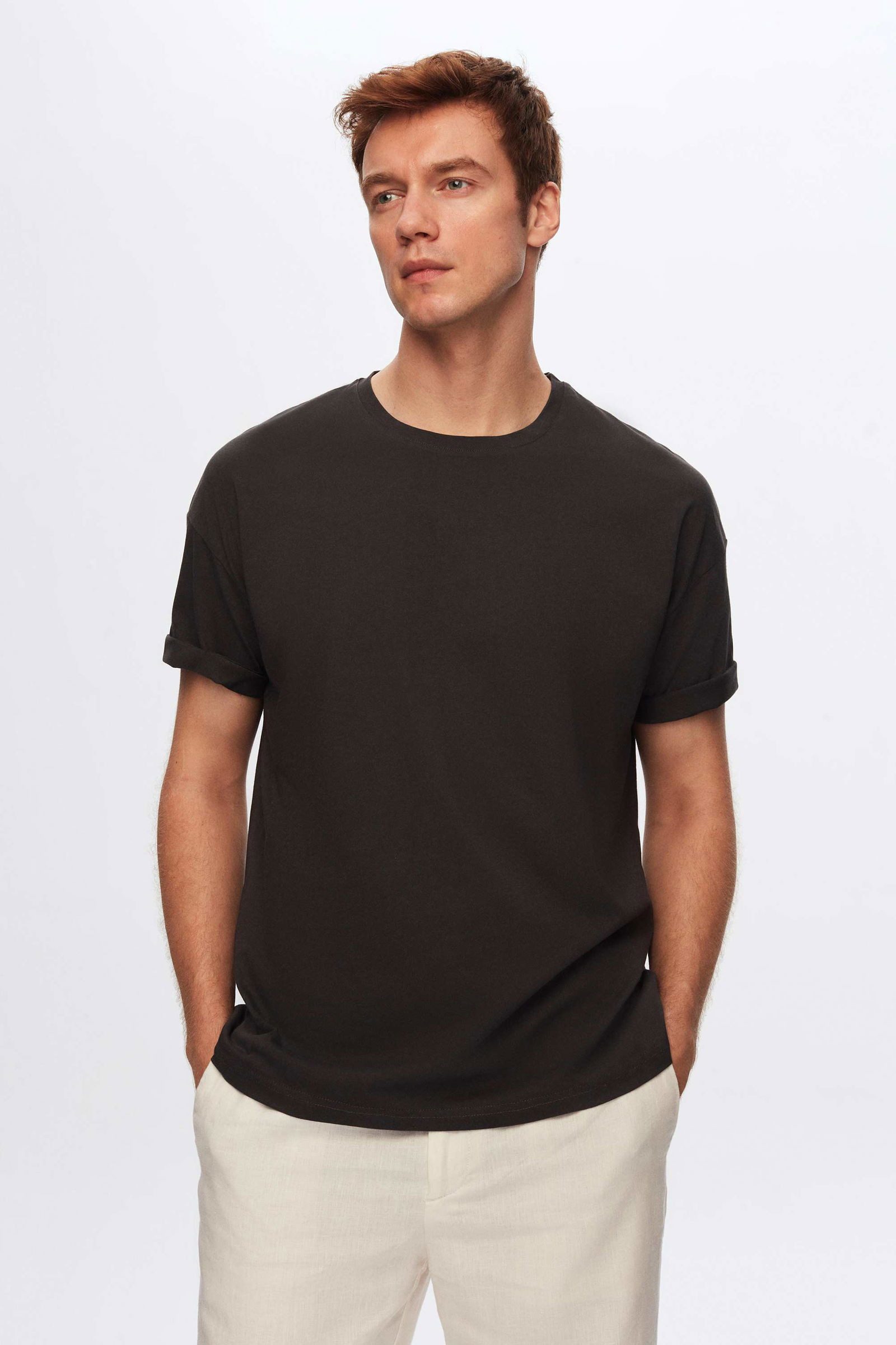 D'S DAMAT T-Shirt Ds Groom Comfort T-Shirt aus 100 % Baumwolle