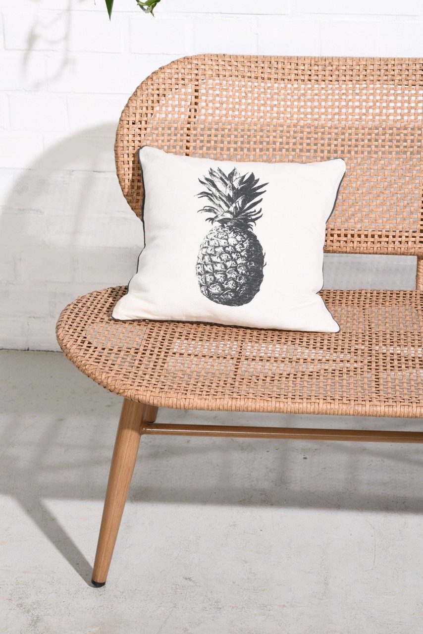 Vintagehaus Gartenbank Rattanbank Sitzbank Cabana Bistro günstig online kaufen