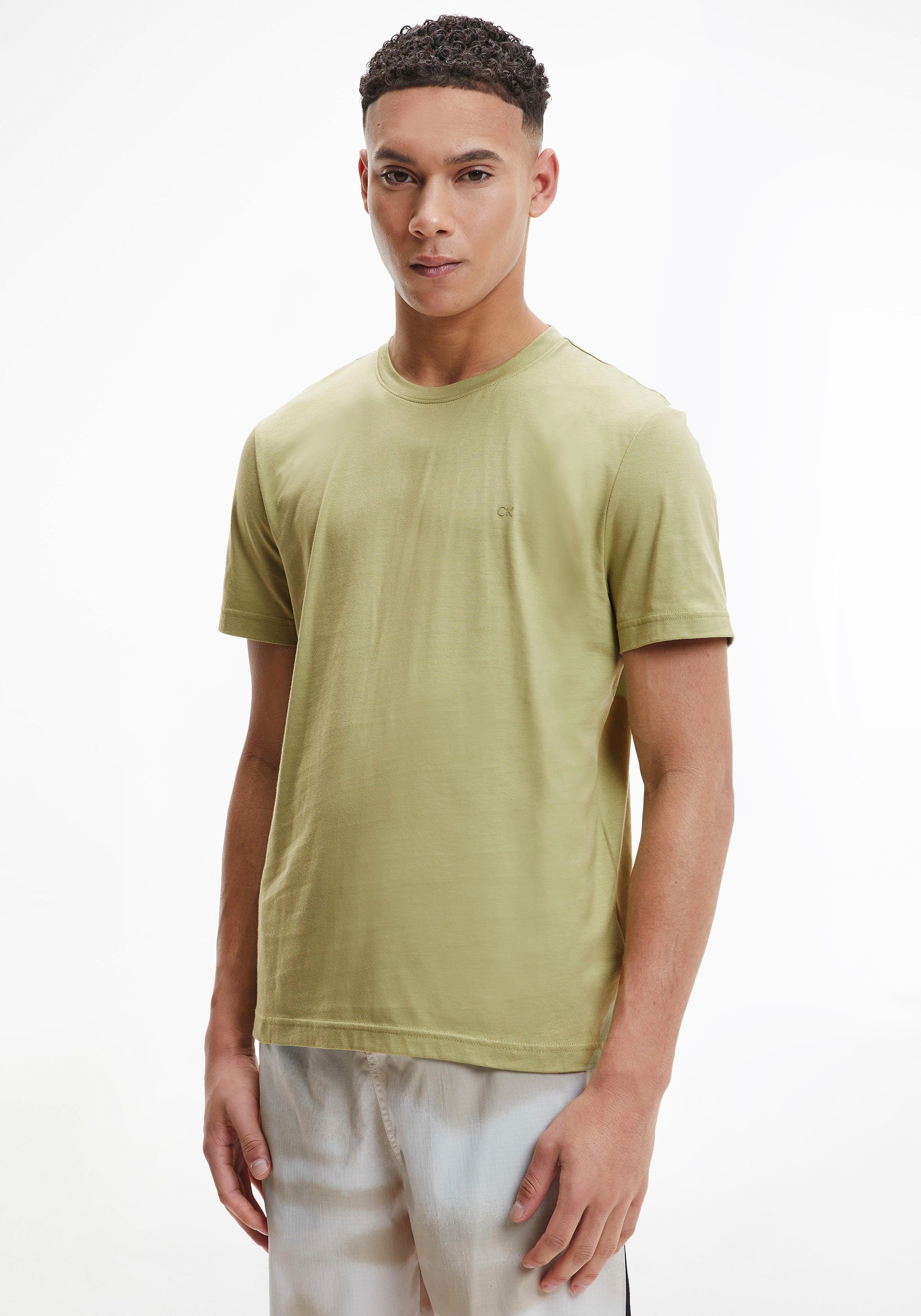 Calvin Klein T-Shirt SMOOTH COTTON sage