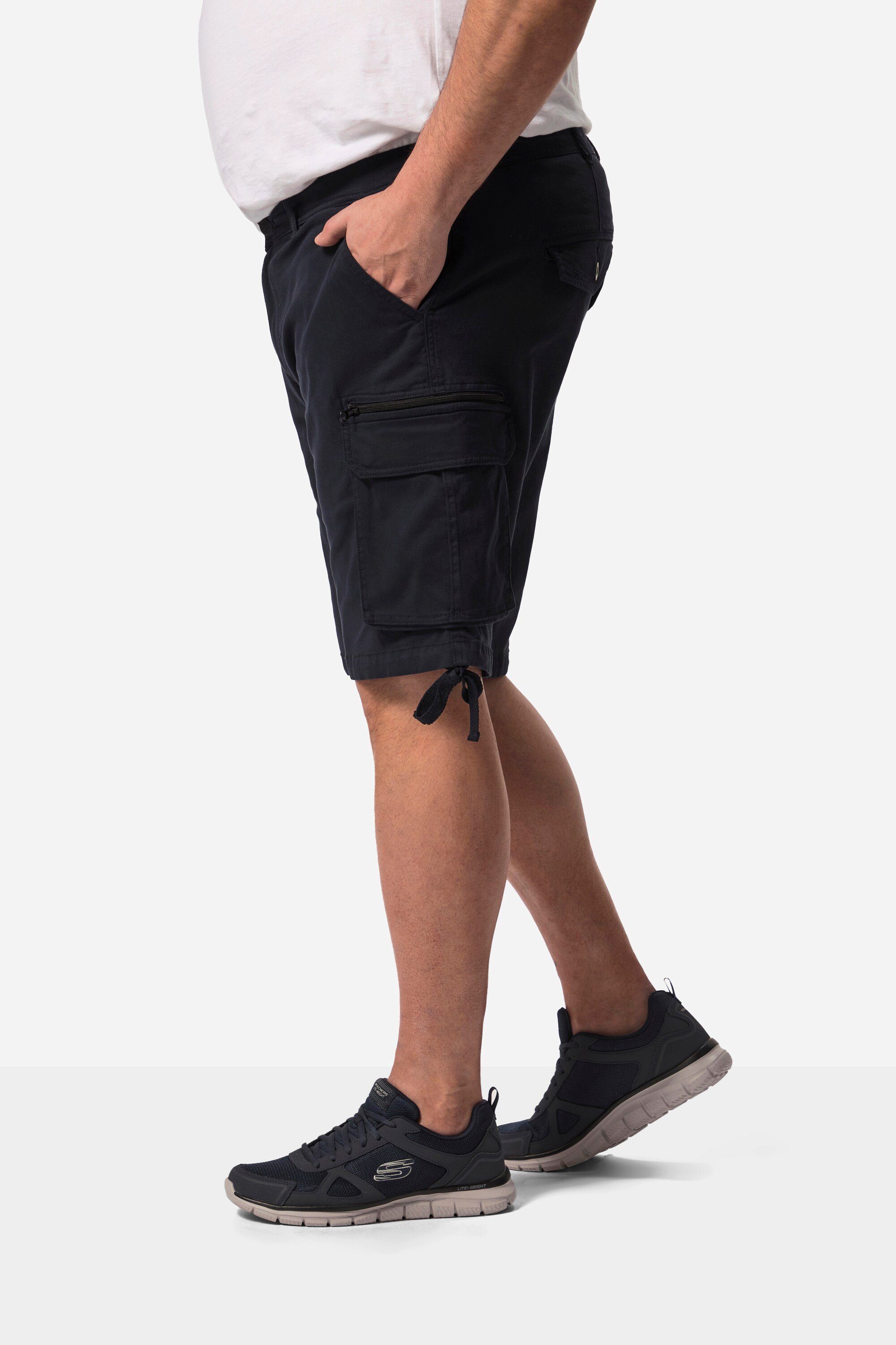 Men Plus Bermudas Cargo-Bermuda Bauchfit viele Taschen – Bild 4 von 5