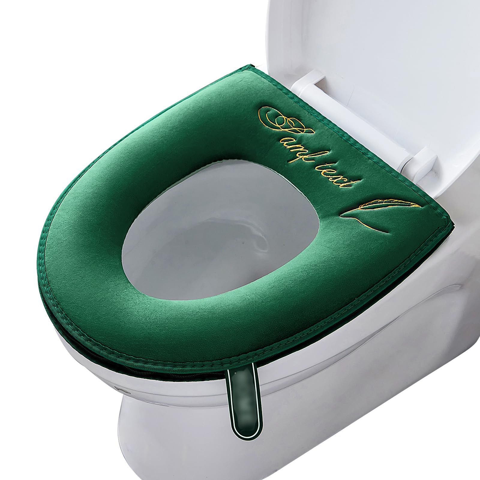 Coonoor WC-Deckelbezug weiche WC-Sitzbezüge mit Griff, Toilettendeckelbezug günstig online kaufen