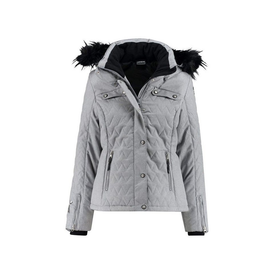 Icepeak Winterjacke grau regular (1-St)