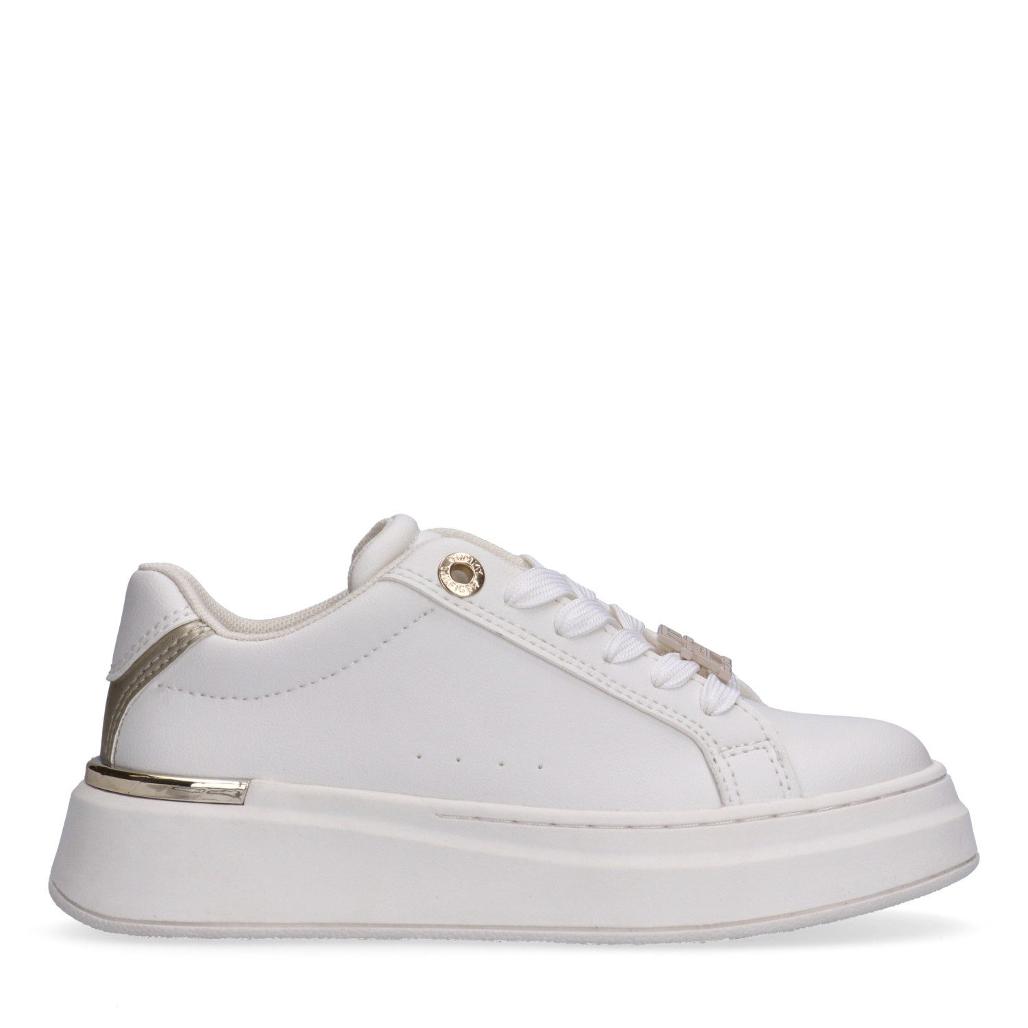 Tommy Hilfiger Plateausneaker Trendy Schnürschuh, Halbschuh, Schnürschuh mit Plateausohle