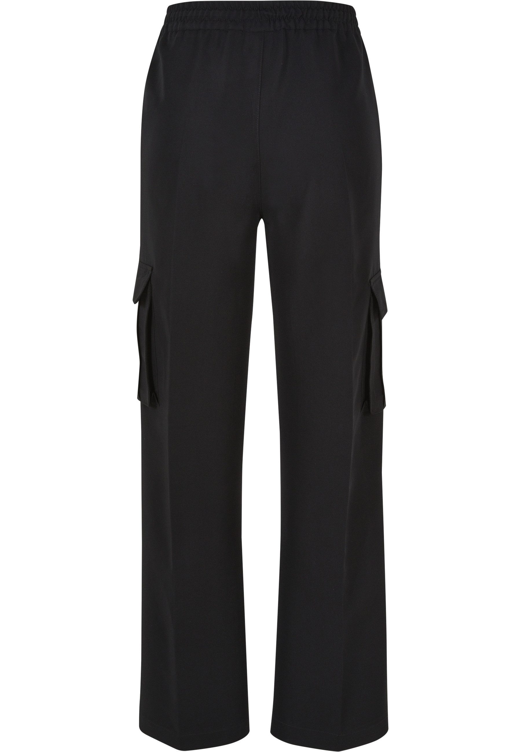 URBAN CLASSICS Stoffhose Urban Classics Damen Ladies Vicose Straight Leg Ca günstig online kaufen