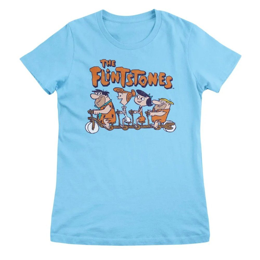 The Flintstones T-Shirt Biking Girly Tee