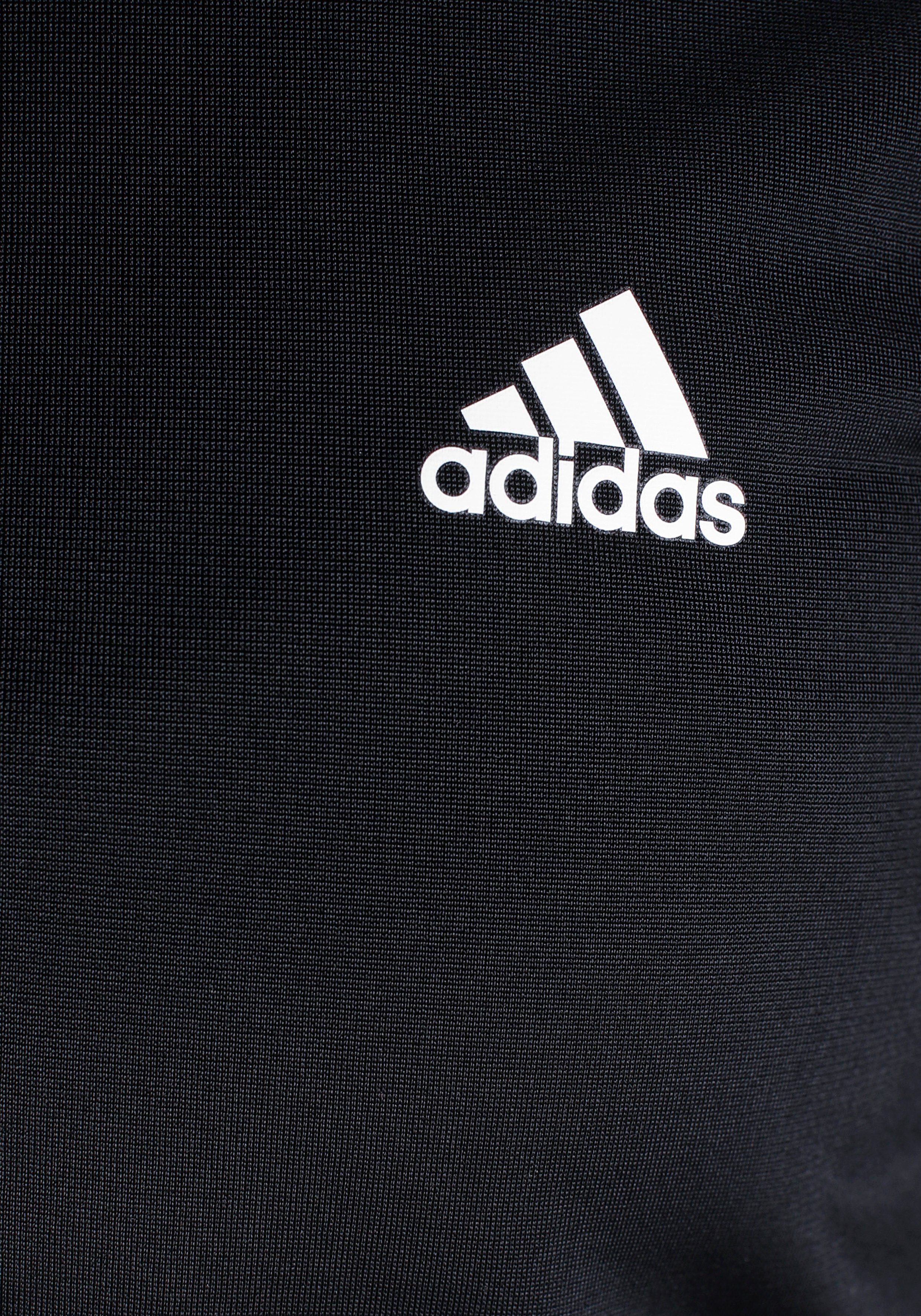 adidas Sportswear Trainingsanzug / White BIG (2-tlg) ESSENTIALS Black LOGO