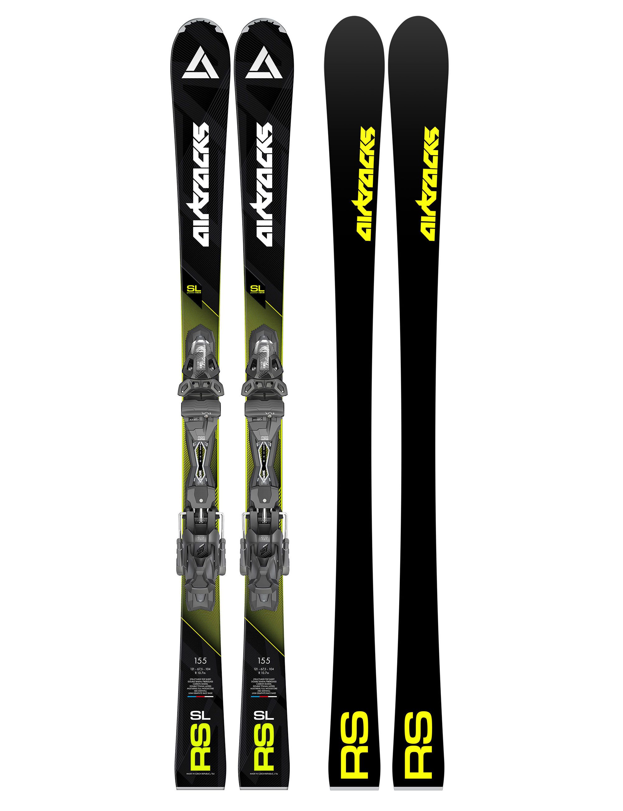 Airtracks Rennski Airtracks Master Pro RS SL Slalom Ski mit Bindung Tyrolia PRW 12 GW, Ski Längen 155cm, 165cm - Modell 2025