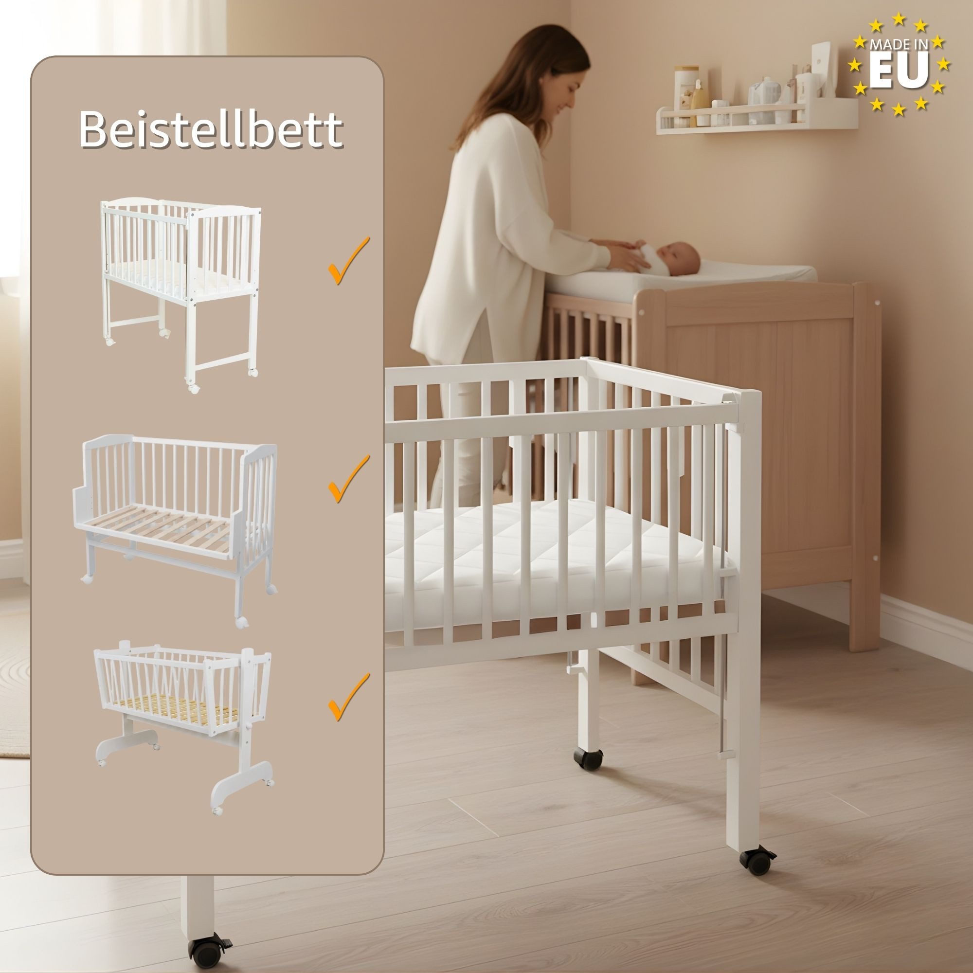 Babymatratze Matratze Kinderbett Mattress - Kindermatratze für Babybett Reisebett, Totsy Baby