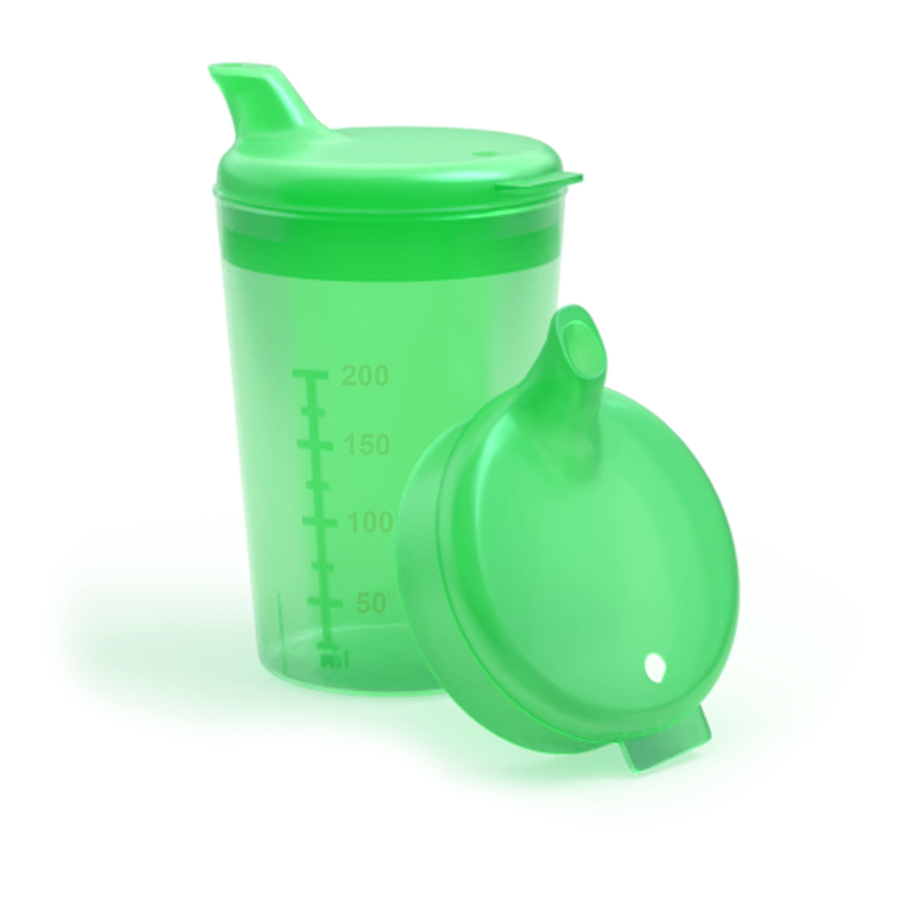 Horn Medical Schnabelbecher Horn Medical Schnabelbecher / Trinkhilfe 250ml grün, lebensmittelechtes Polypropylen (PP), bunte & leicht erkenn-/greifbare Optik/Haptik, spülmaschinenfest