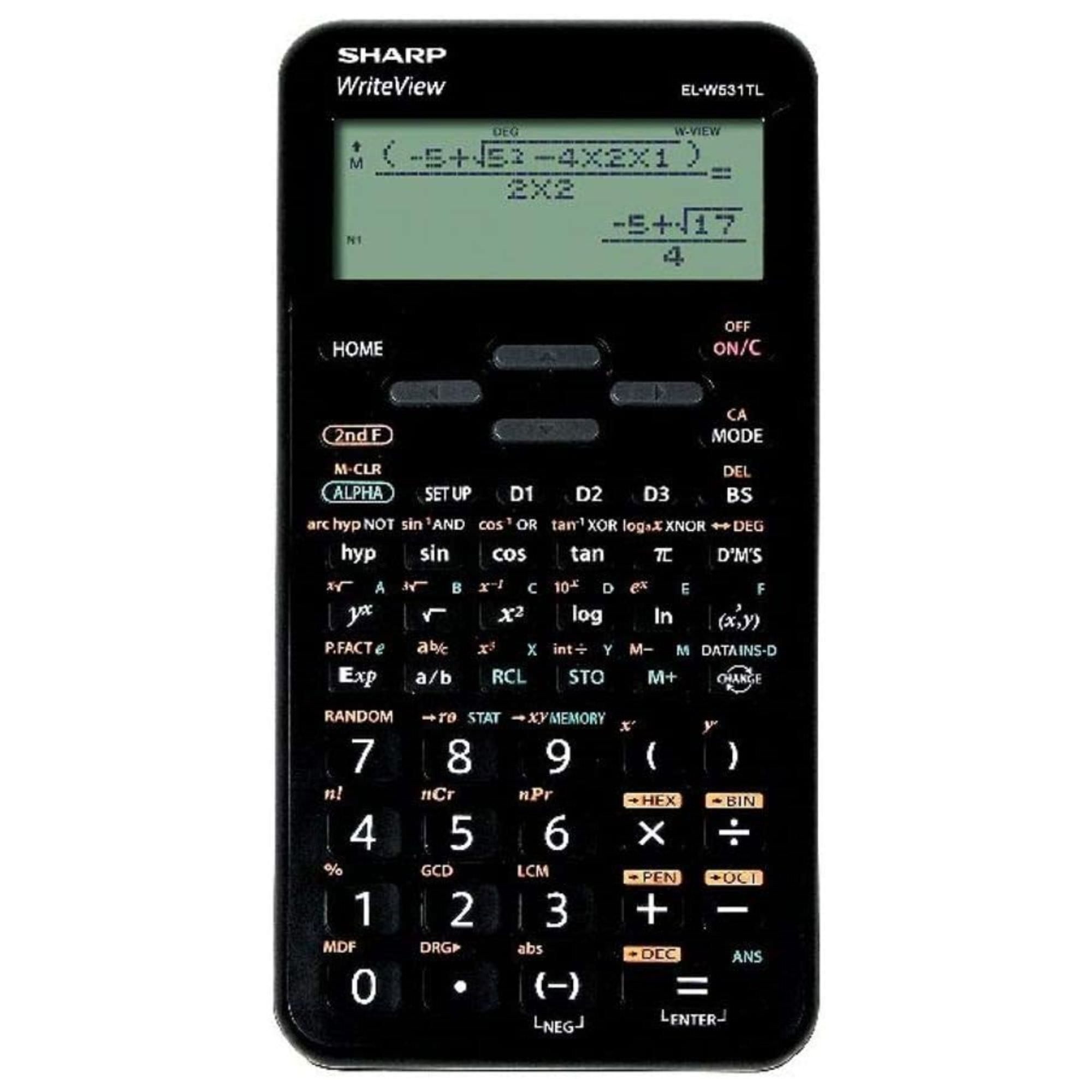 Sharp Taschenrechner Sharp EL-W531TL Schwarz