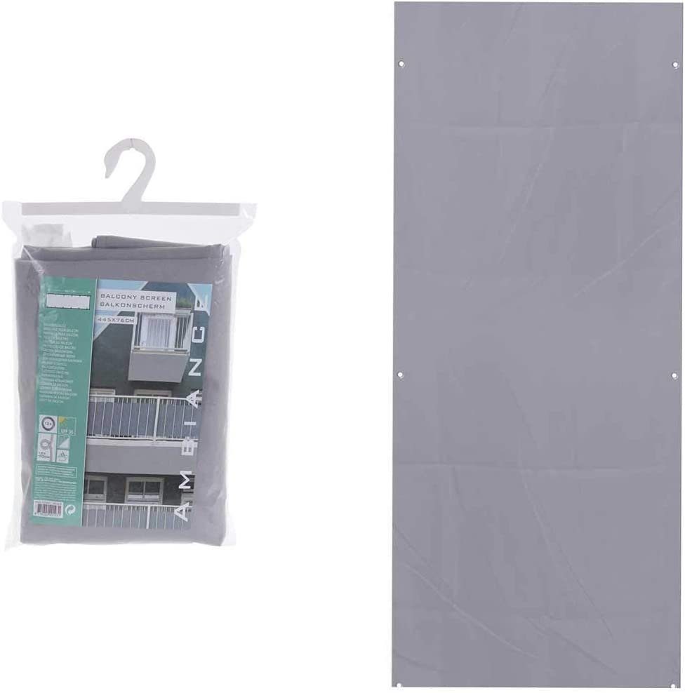 made2trade Balkonsichtschutz Grey mit Nylonschnüren