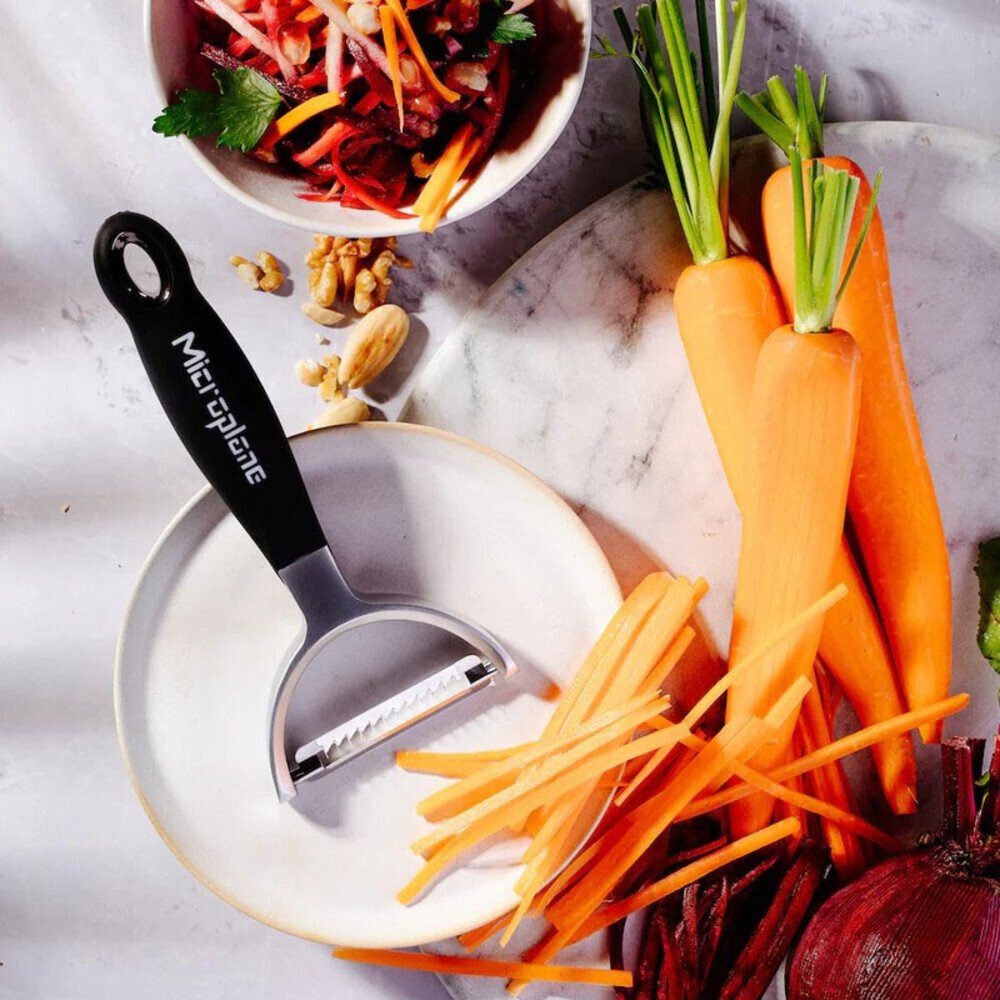 Microplane Julienneschneider Profi Y Schäler Julienne Speciality schwarz