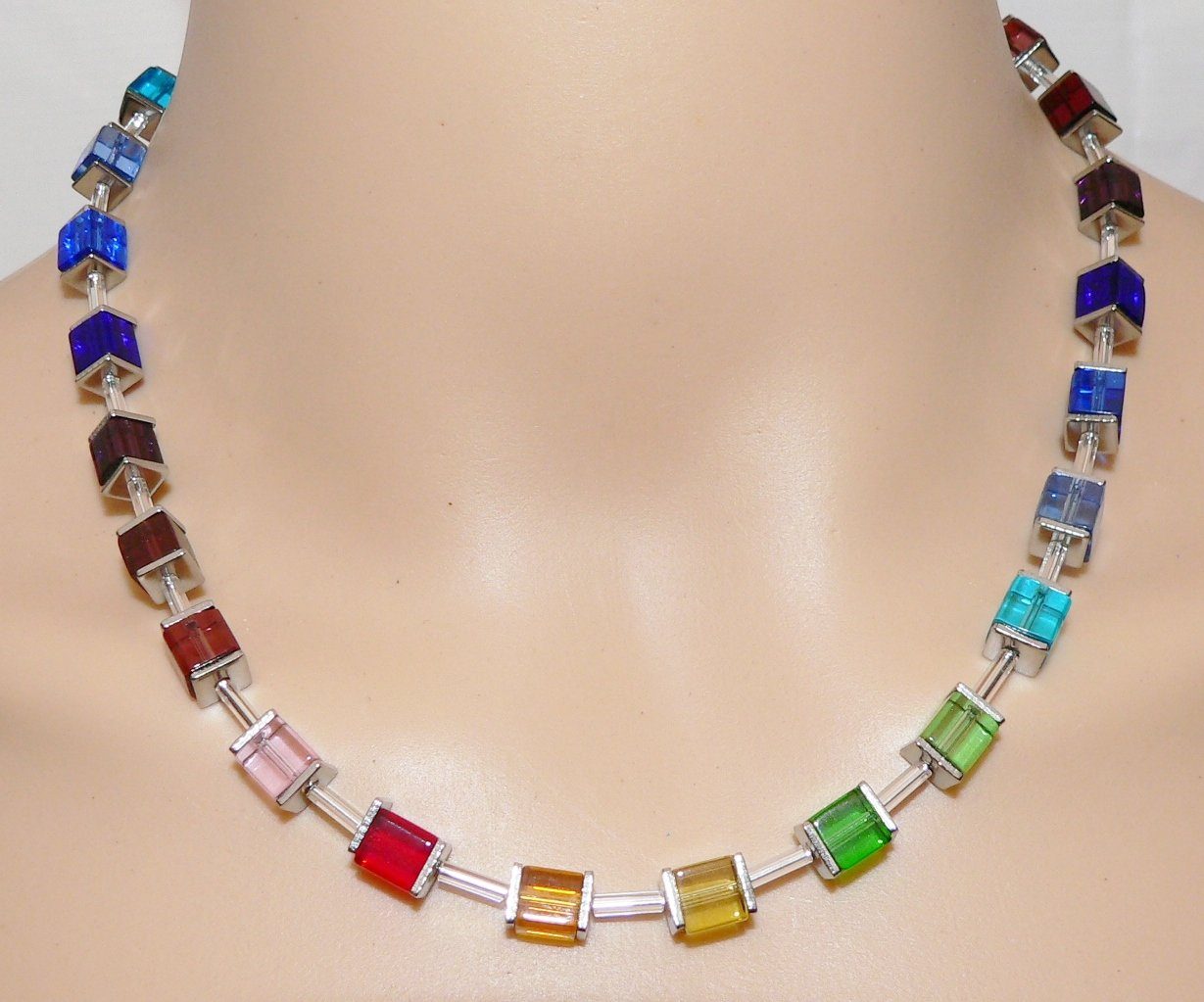 traumschmuck Collier 229. Würfelkette Halskette Cube günstig online kaufen