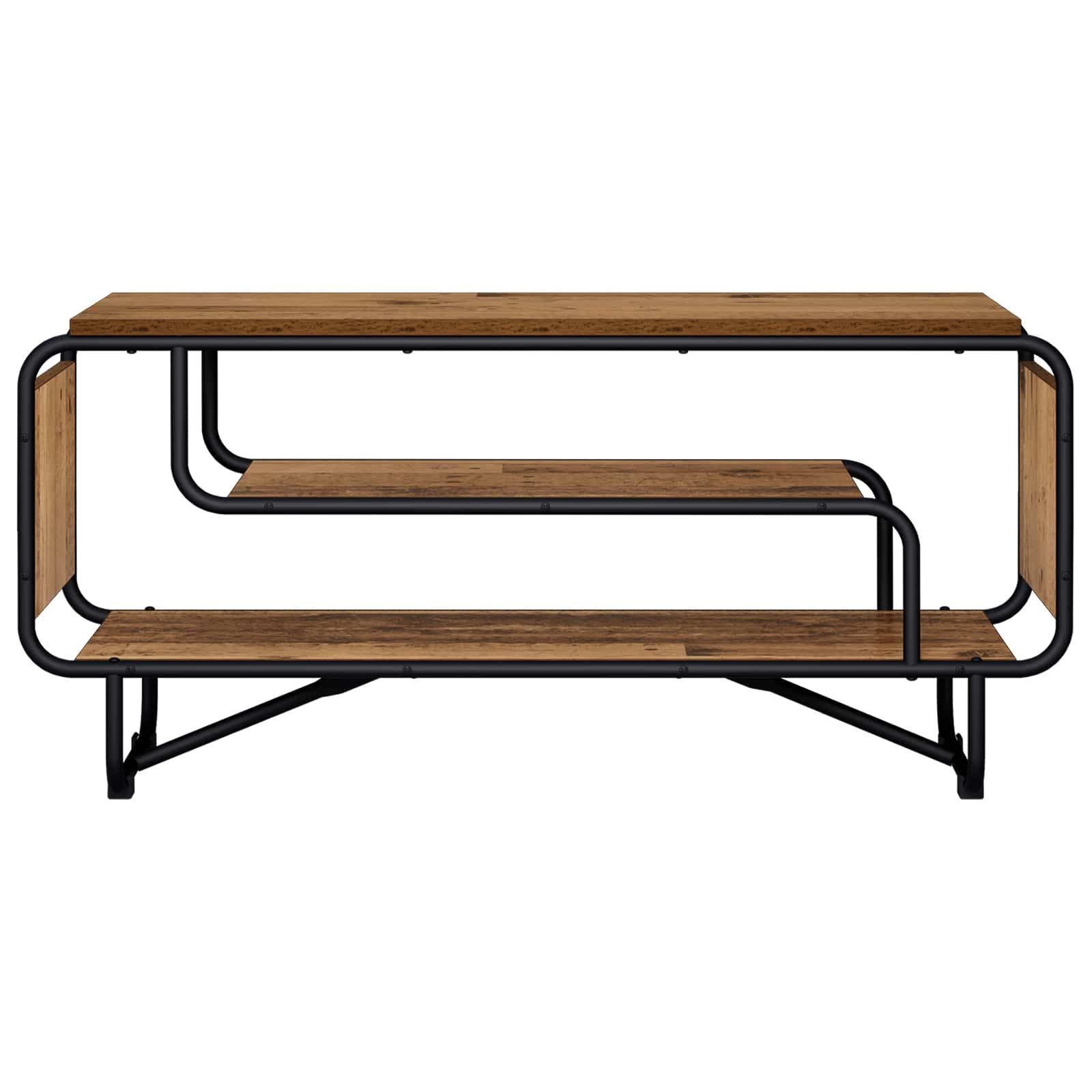 vidaXL TV-Schrank TV-Ständer 98 x 36 x 45 cm Altholz Holzwerkstoff (1-St)