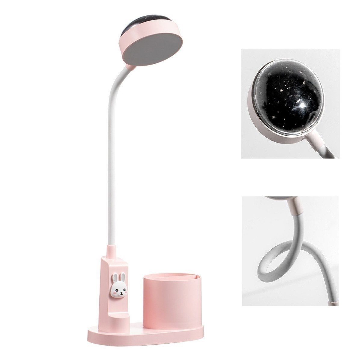 Novzep Schreibtischlampe LED-Stifthalterleuchte, dimmbare Projektion verste günstig online kaufen